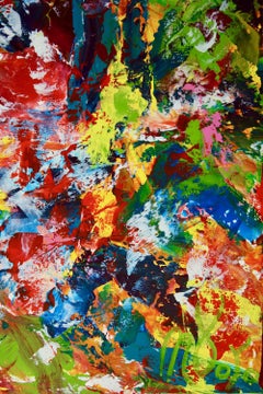 Creación de color (Sueño de la naturaleza), Pintura, Acrílico sobre lienzo