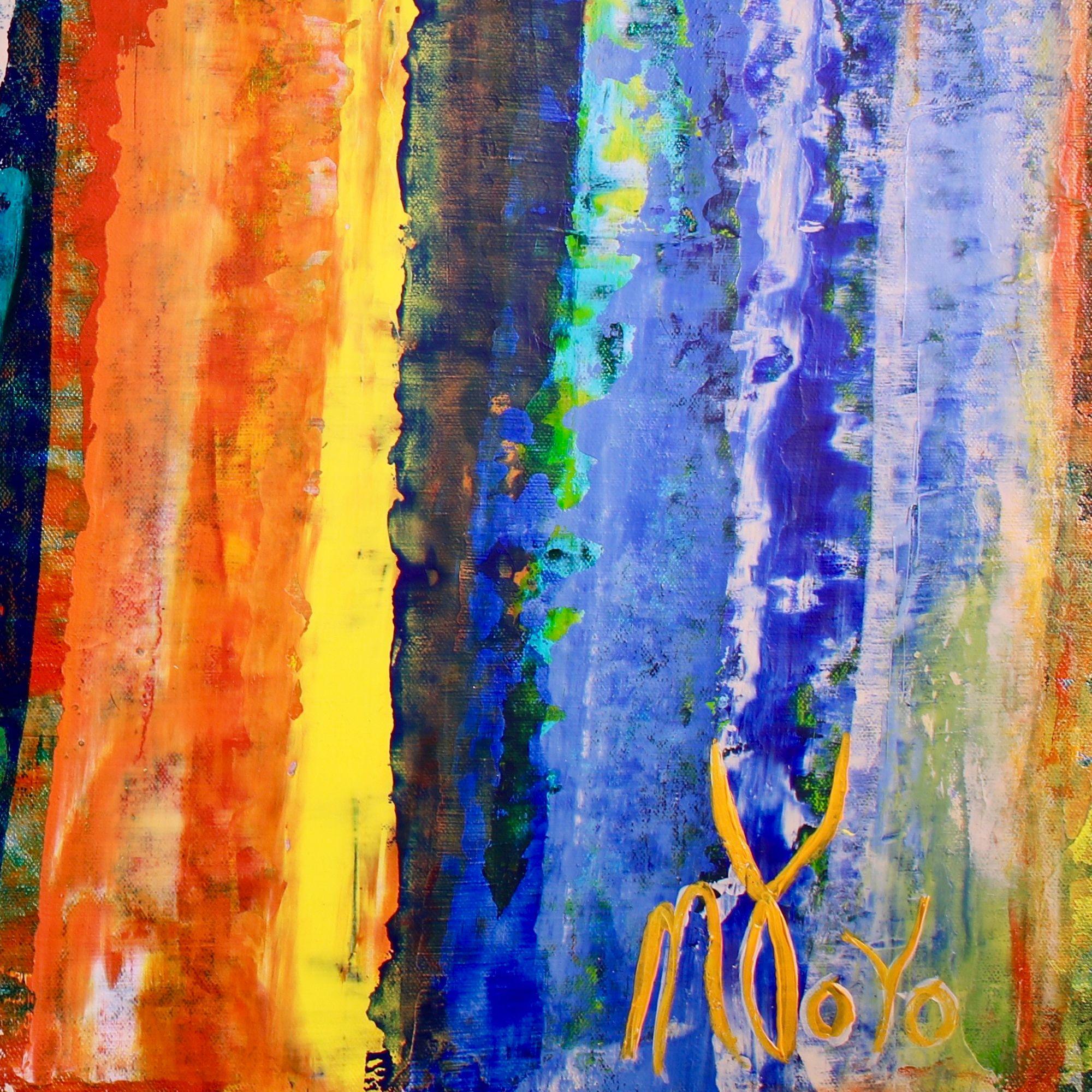 Color Frenzy 2, Pittura, Acrilico su tela - Painting di Nestor Toro