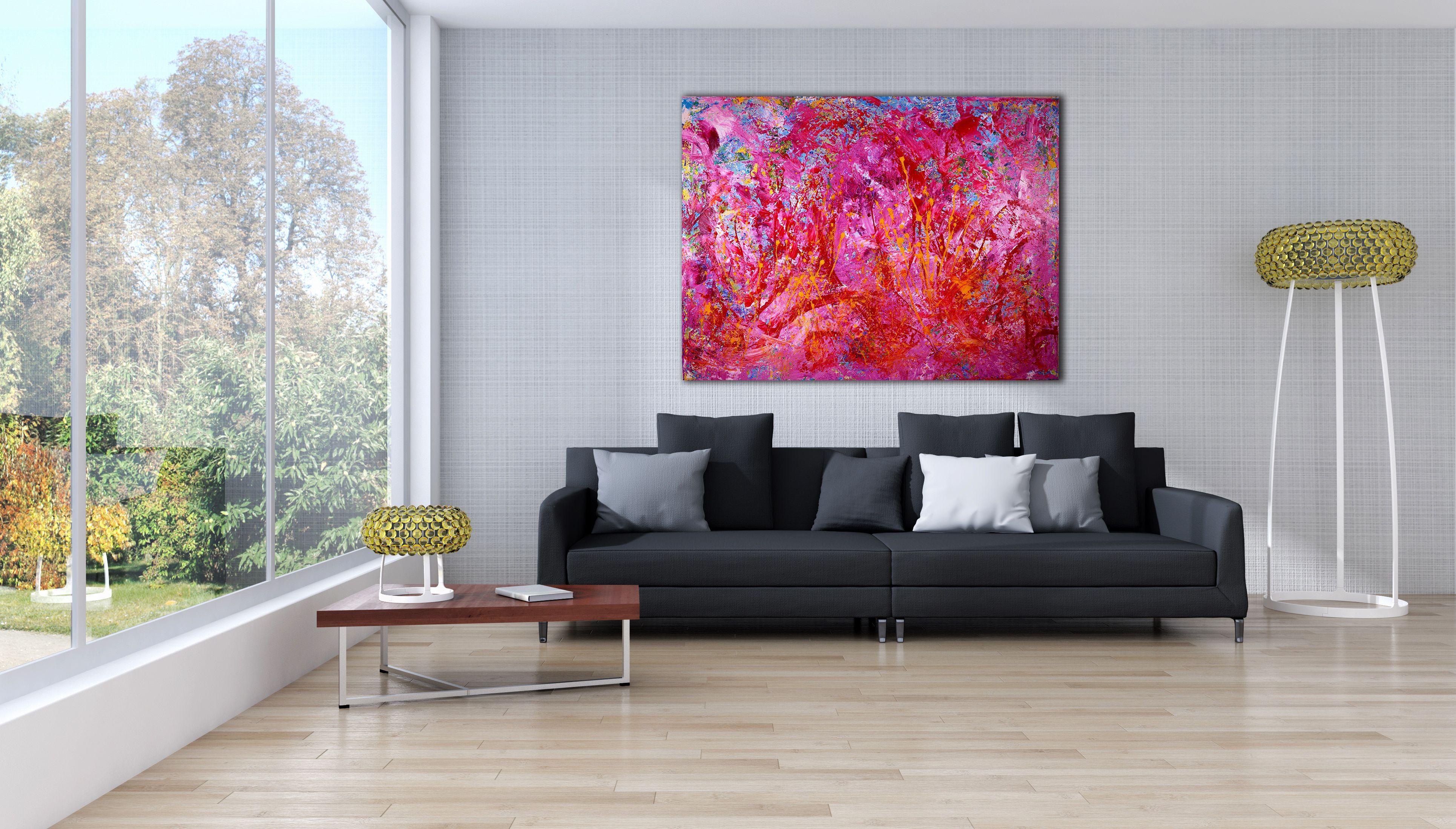 Rivoluzione del colore, Pittura, Acrilico su tela - Painting Astratto di Nestor Toro
