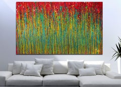 Colorful luminance (A closer look), Painting, Acrylic on Canvas