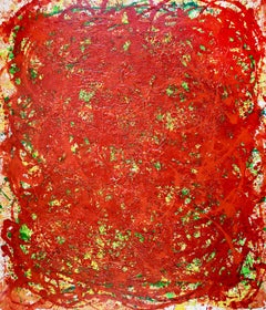 Koming from the Red, Gemälde, Acryl auf Leinwand