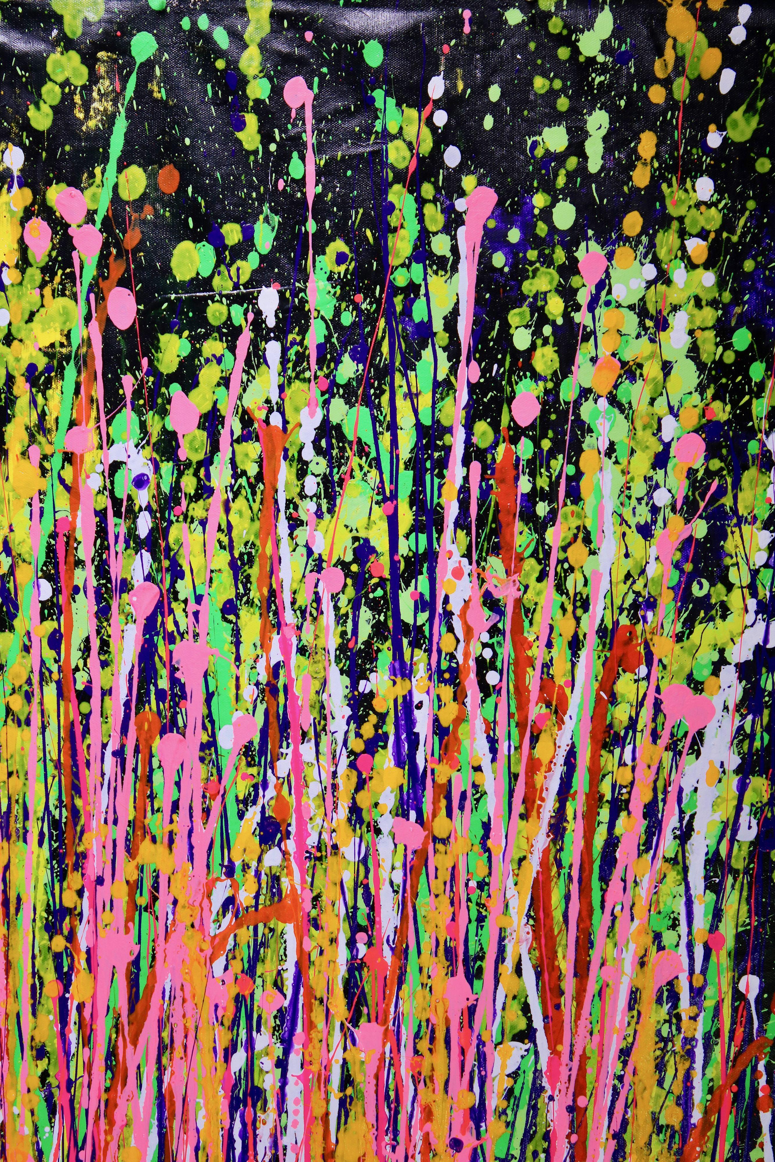 Giardino della Coscienza, Pittura, Acrilico su tela - Painting di Nestor Toro