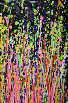 Jardin, peinture, acrylique sur toile « Consciousness »