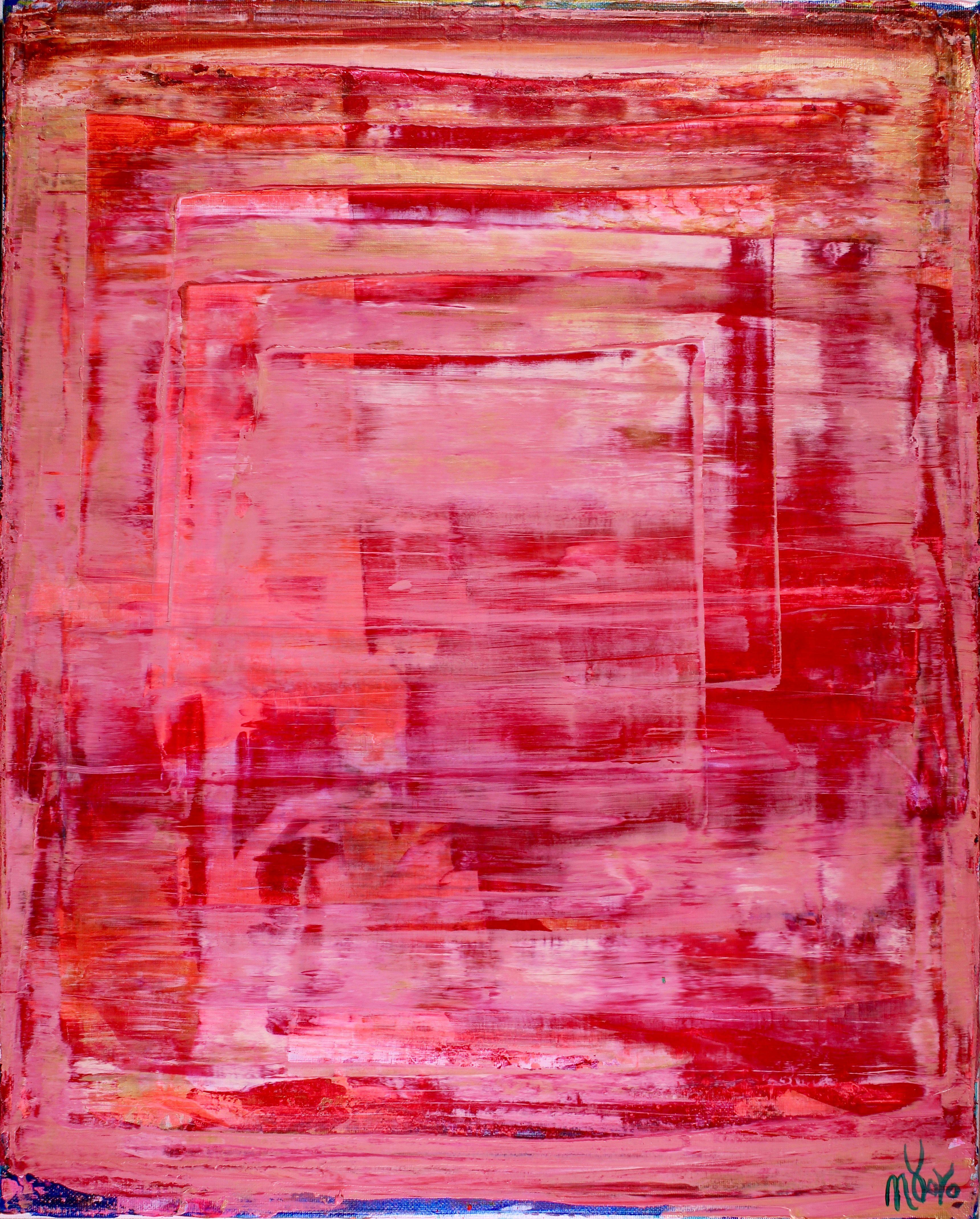 Nestor Toro Abstract Painting - Coral spectra, Painting, Acrylic on Canvas