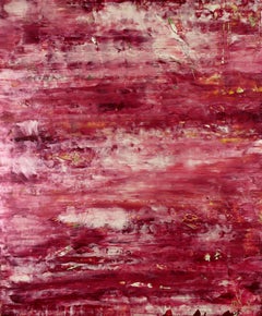 Puesta de sol de coral (reflejo rojo), Pintura, Acrílico sobre lienzo