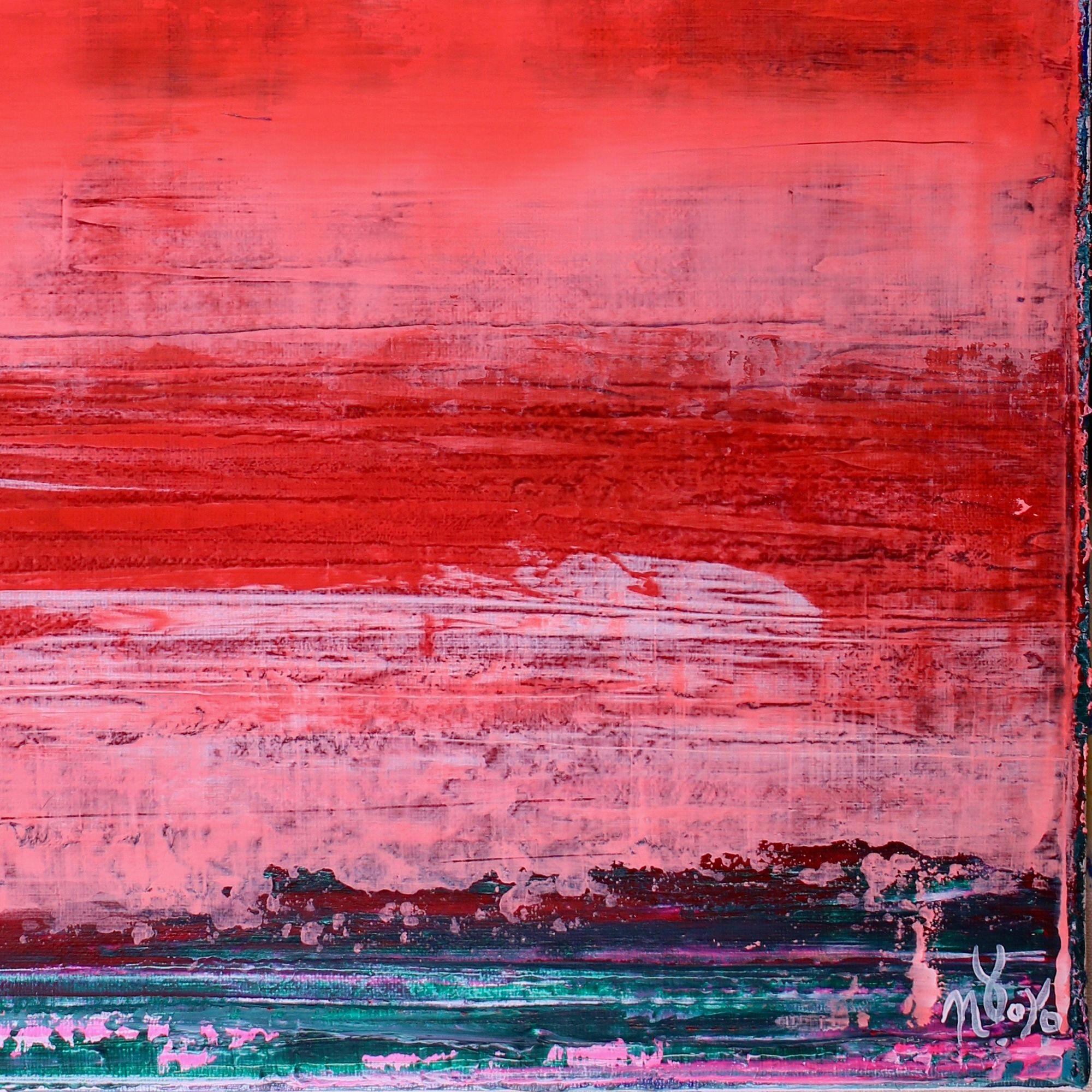 Koralle Terrain, Gemälde, Acryl auf Leinwand – Painting von Nestor Toro