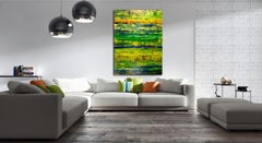 Covered Eclipse, Painting, Acrylic on Canvas