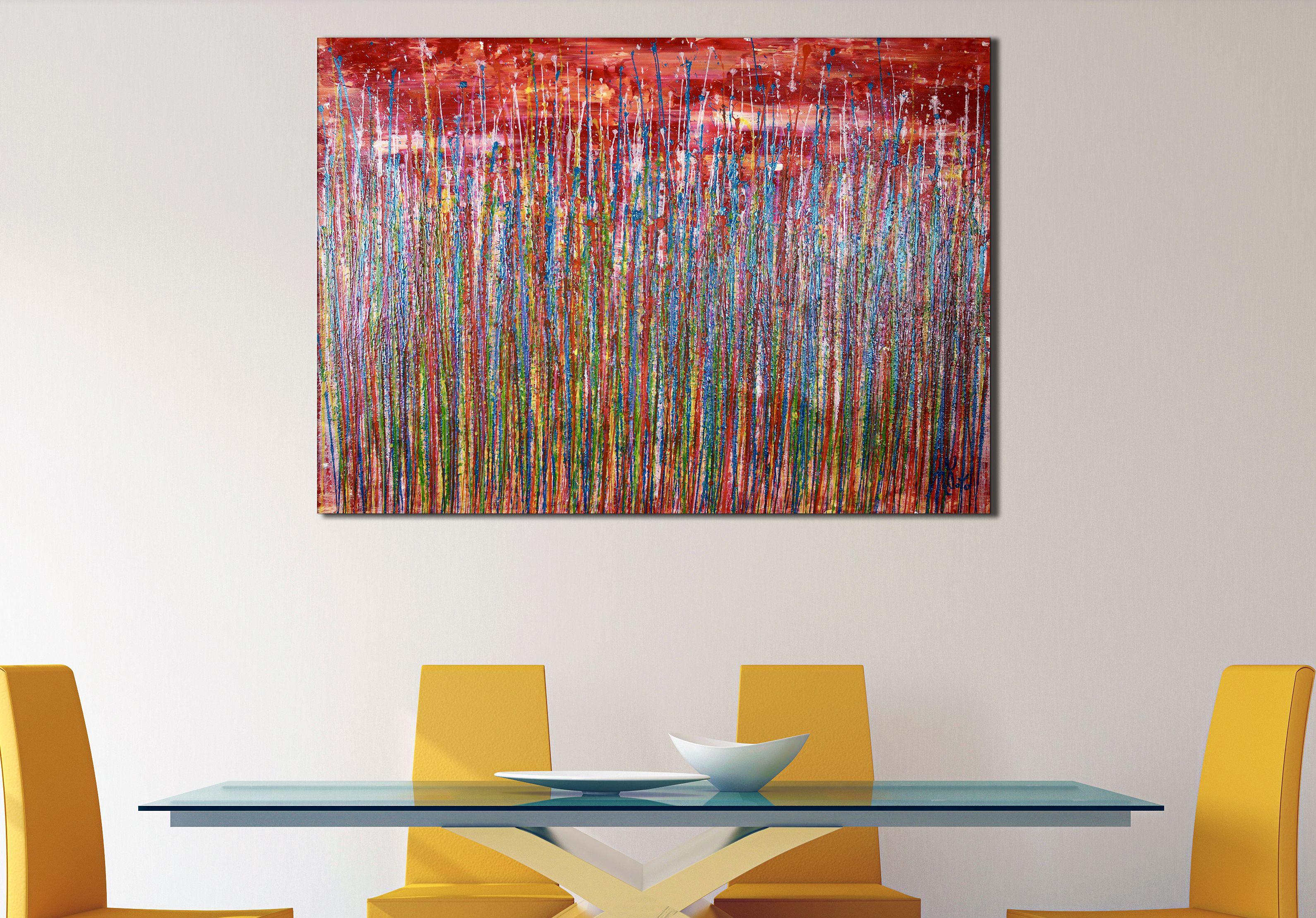 Audace sinergia naturale 2, Pittura, Acrilico su tela - Painting di Nestor Toro