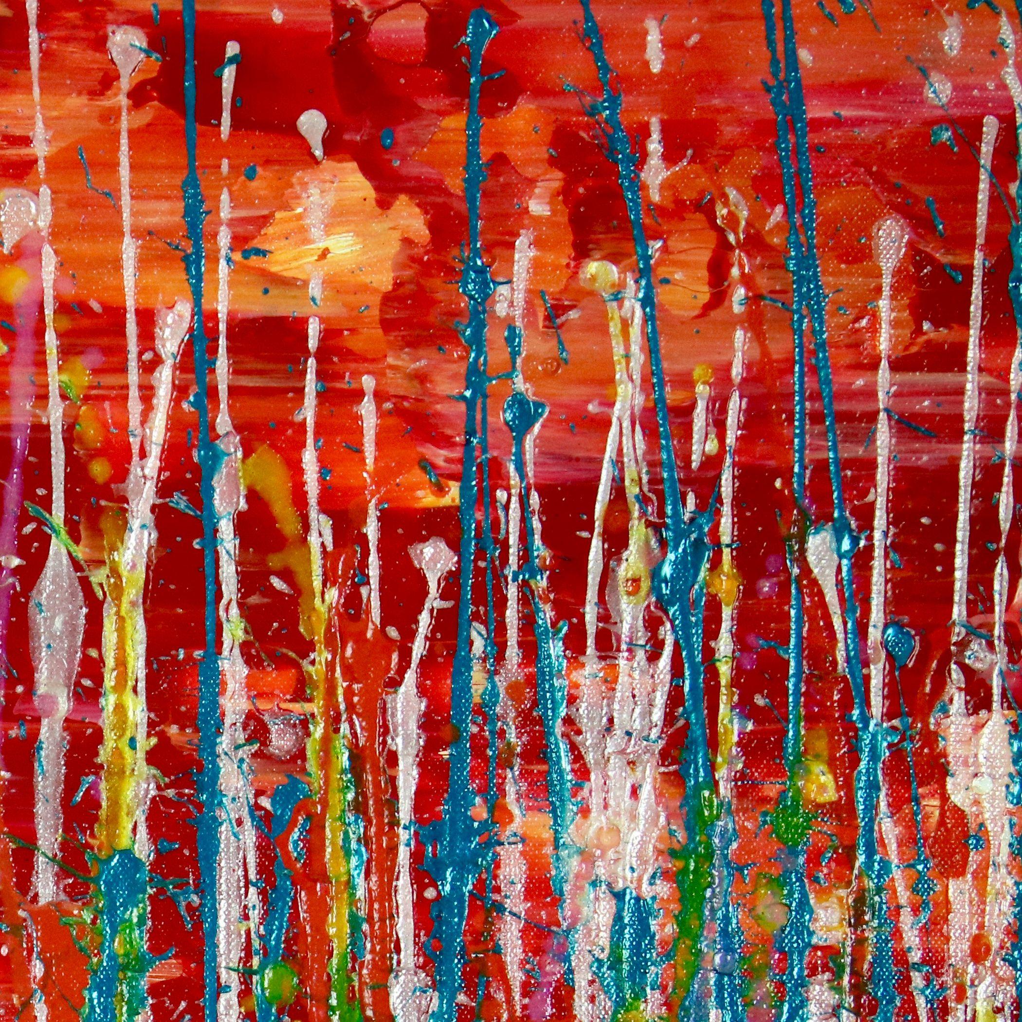 Audace sinergia naturale 2, Pittura, Acrilico su tela - Abstract Painting Marrone di Nestor Toro