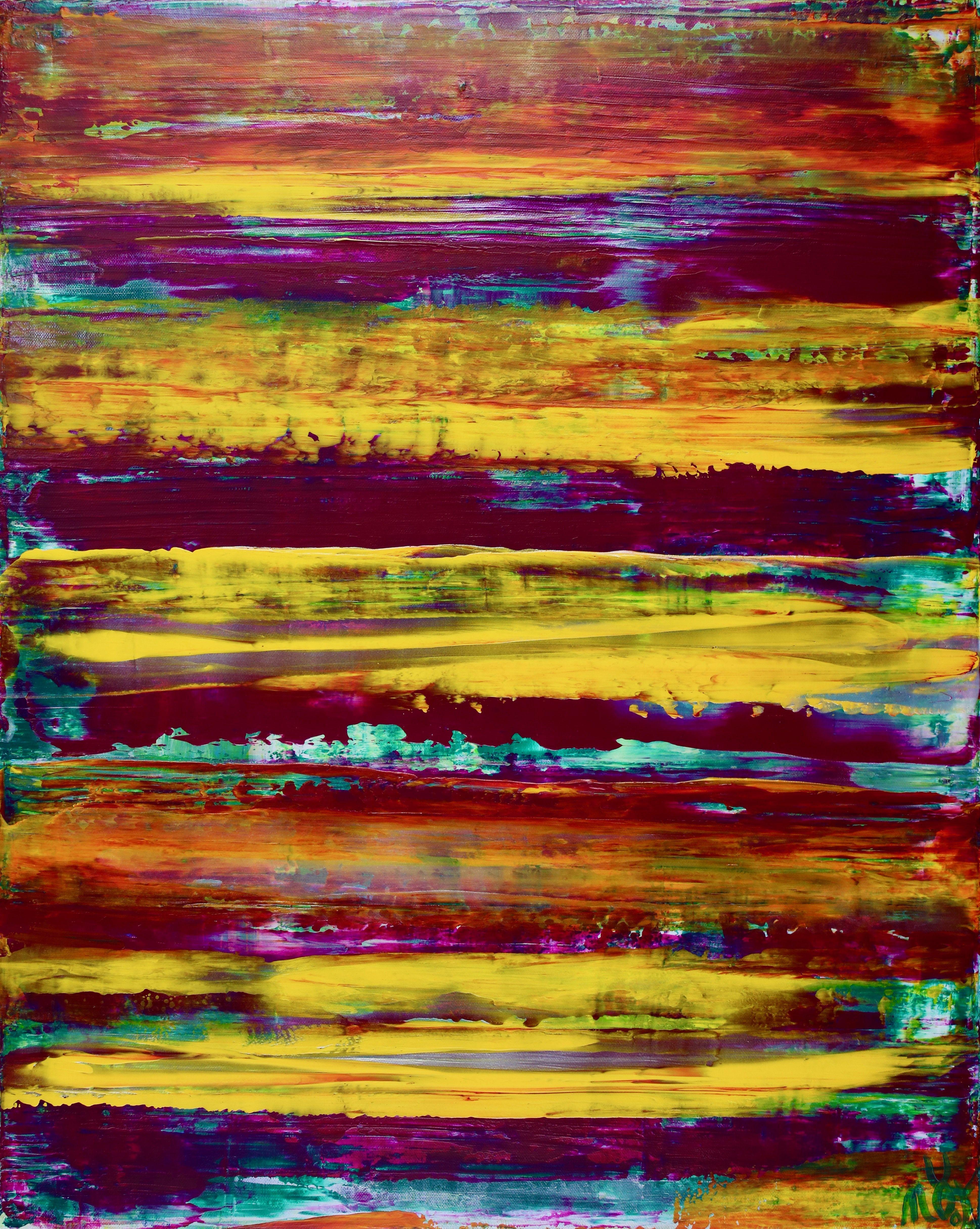 Nestor Toro Abstract Painting – Daydream 2, Gemälde, Acryl auf Leinwand