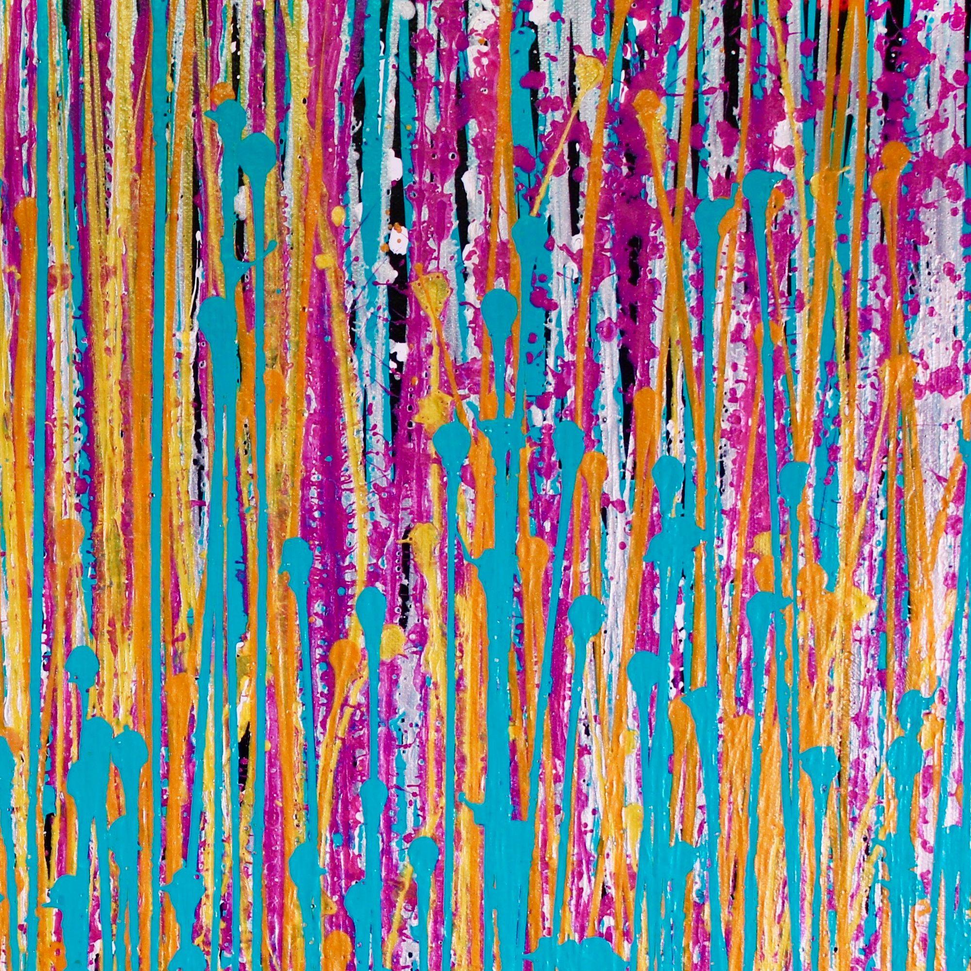Fantasia ad occhi aperti, Pittura, Acrilico su tela - Painting Astratto di Nestor Toro