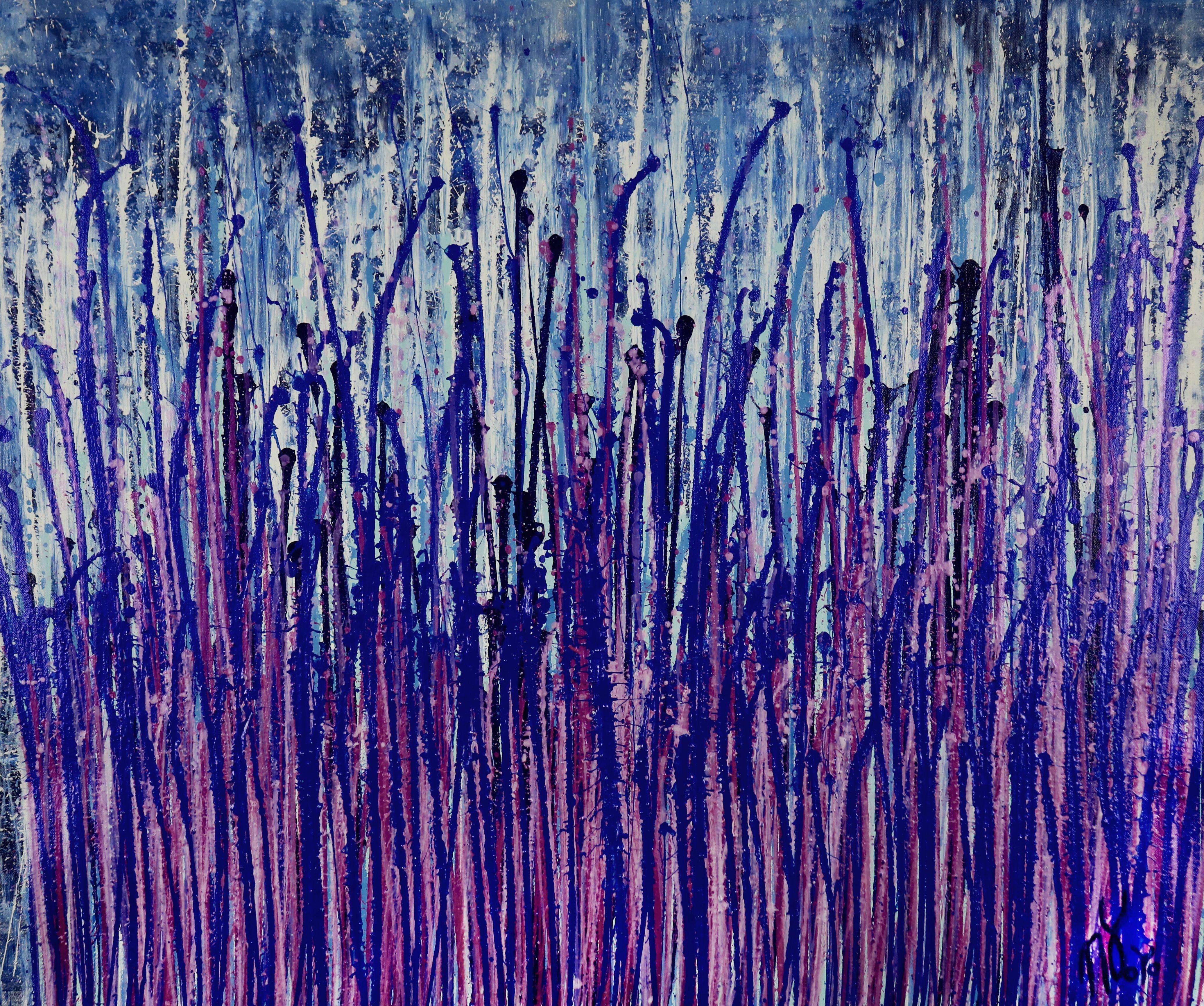 Abstract Painting di Nestor Toro - Panorama ad occhi aperti 8 (immagini della natura), Pittura, Acrilico su tela