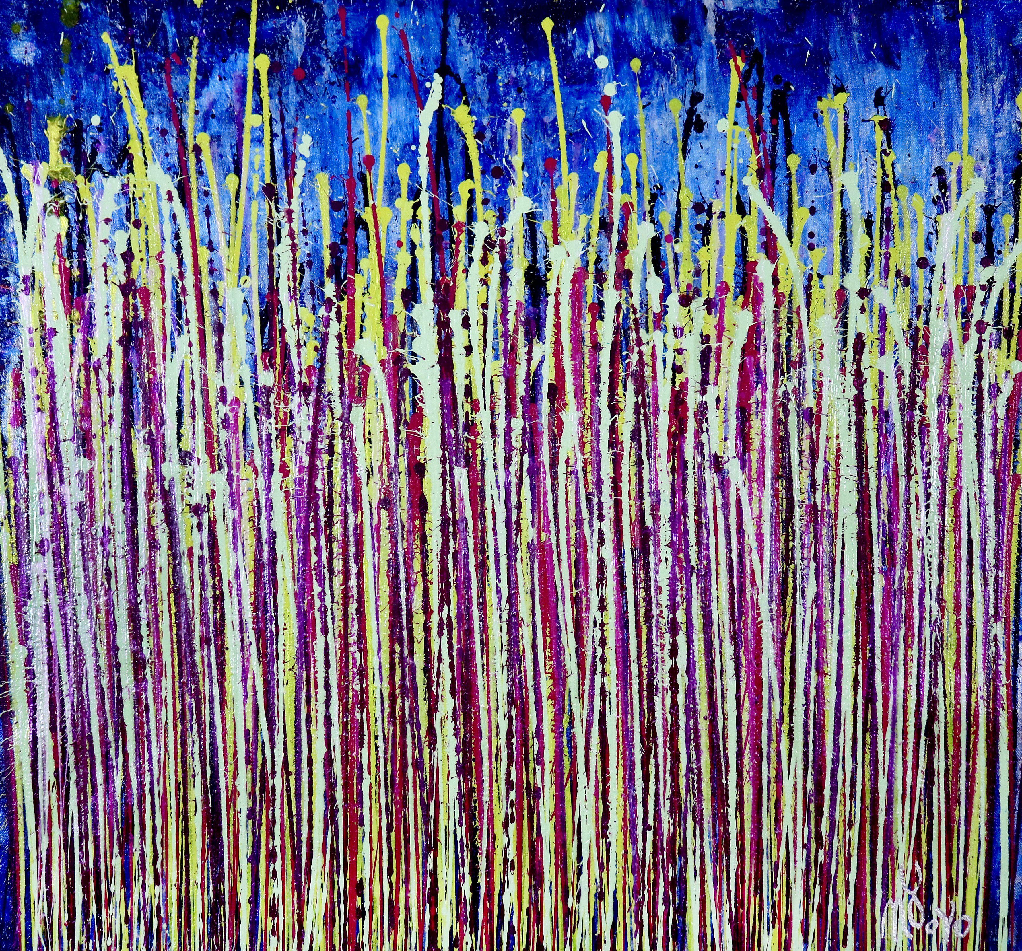Abstract Painting de Nestor Toro - Panorama de ensueño (Imágenes de la naturaleza) 15, Pintura, Acrílico sobre lienzo