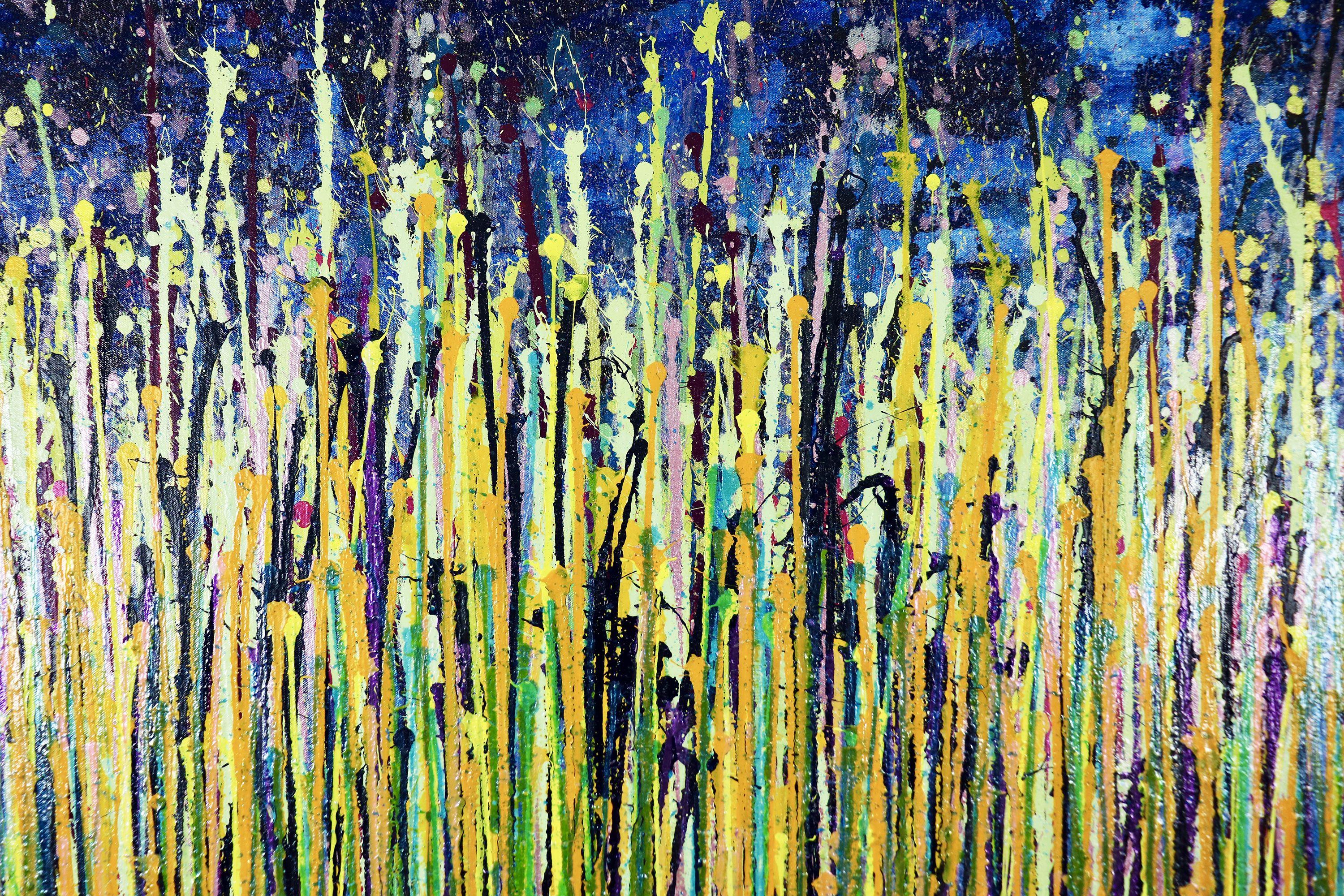 Panorama ad occhi aperti (Immagini della natura) 16, Pittura, Acrilico su tela - Painting Astratto di Nestor Toro