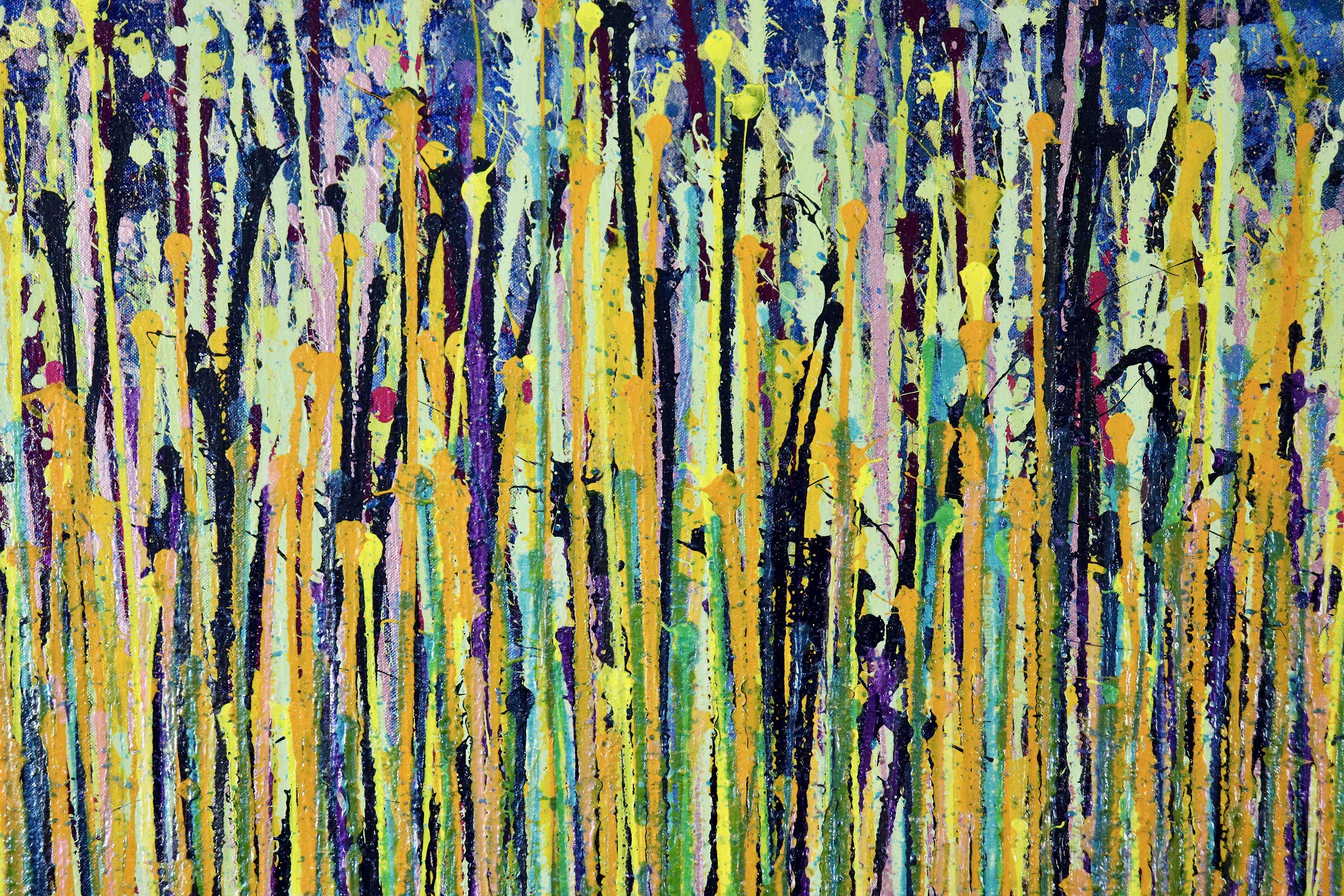 Panorama ad occhi aperti (Immagini della natura) 16, Pittura, Acrilico su tela - Abstract Painting Marrone di Nestor Toro