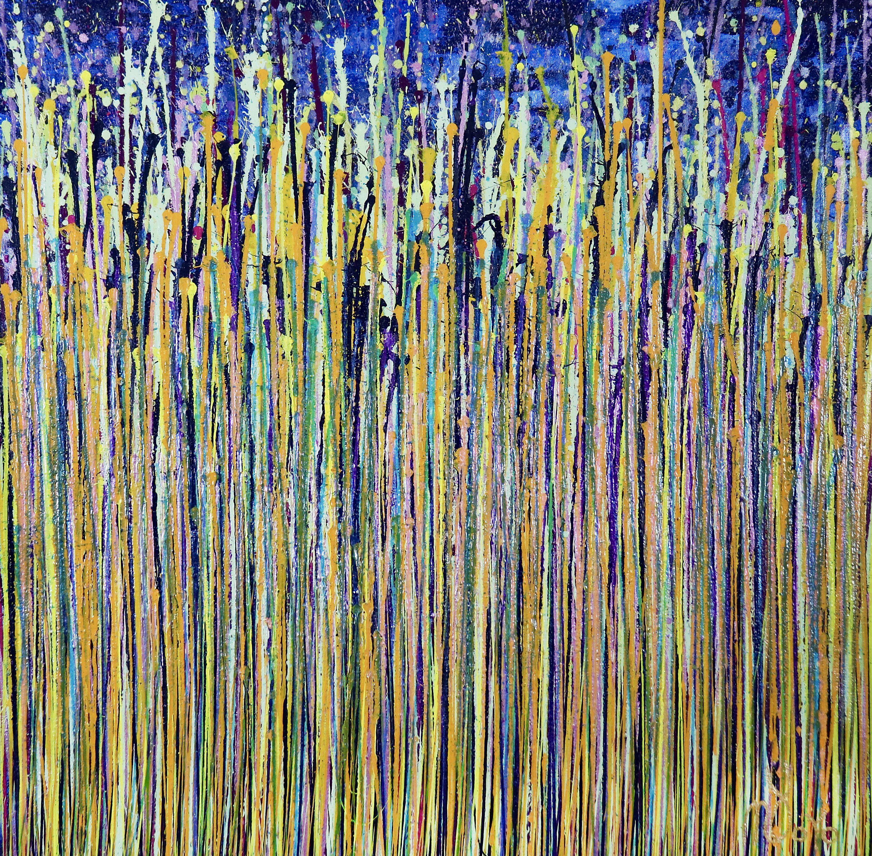 Abstract Painting di Nestor Toro - Panorama ad occhi aperti (Immagini della natura) 16, Pittura, Acrilico su tela