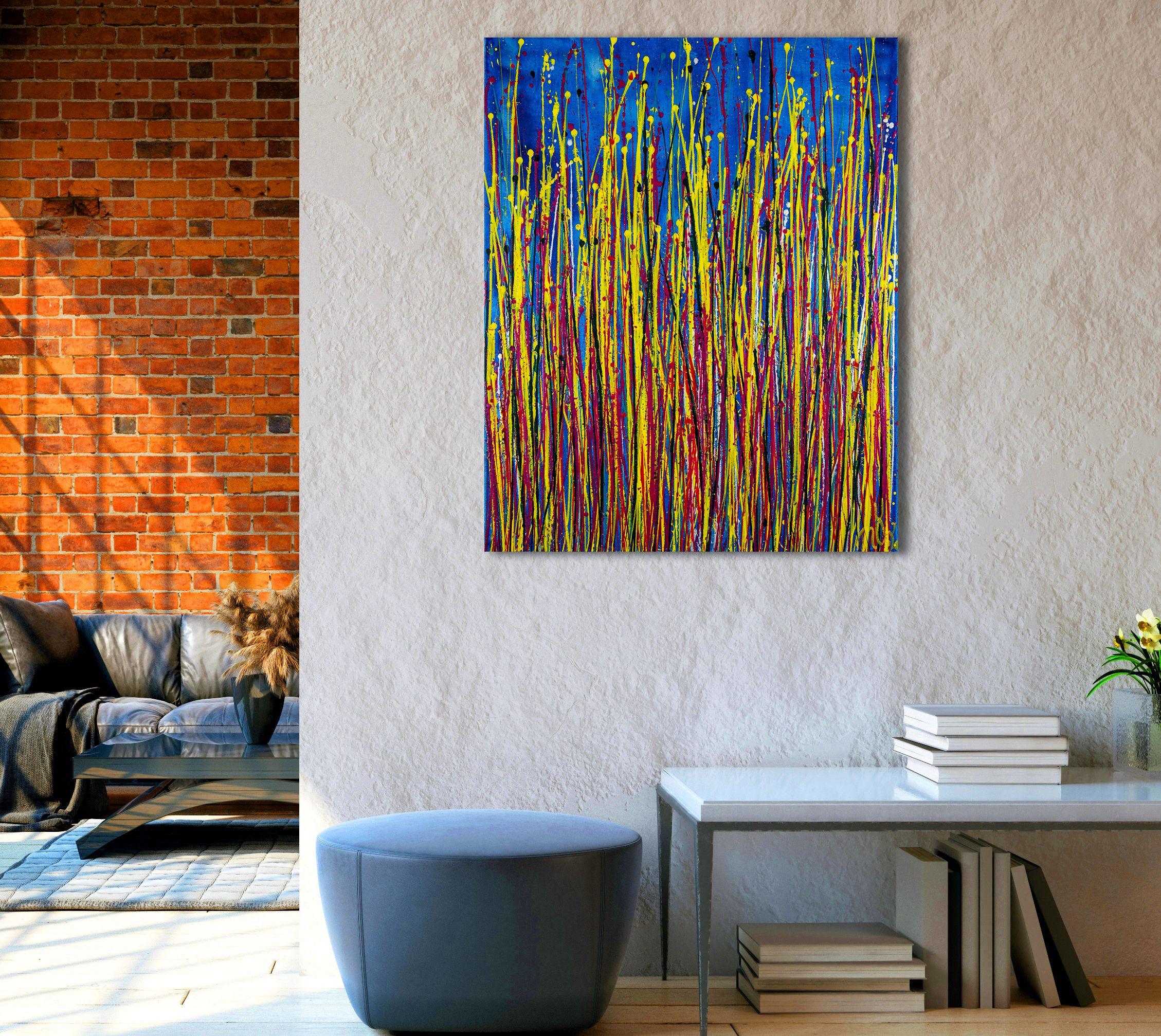 Panorama de ensueño (Imágenes de la Naturaleza) 27, Pintura, Acrílico sobre lienzo - Painting Expresionismo abstracto de Nestor Toro