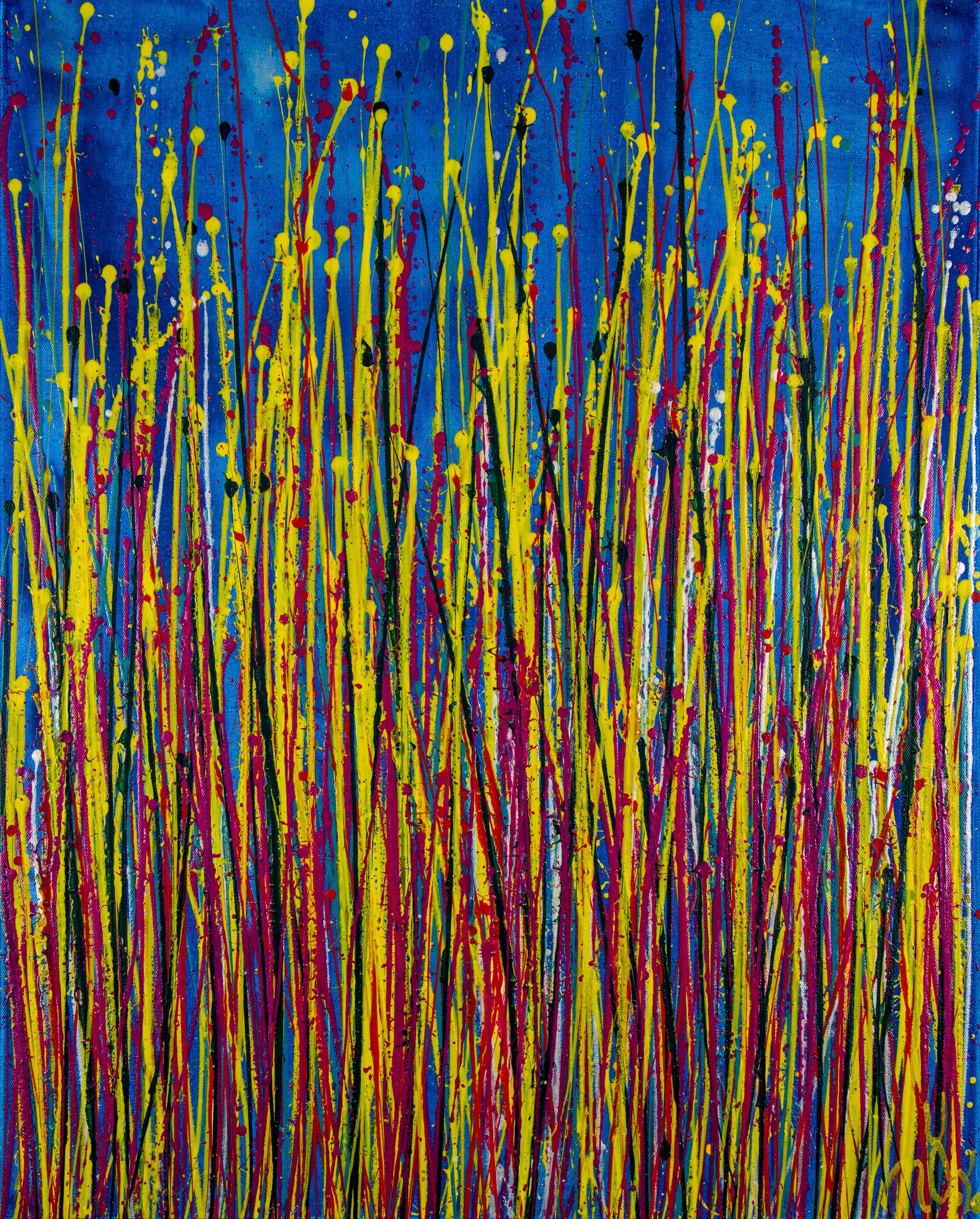 Abstract Painting de Nestor Toro - Panorama de ensueño (Imágenes de la Naturaleza) 27, Pintura, Acrílico sobre lienzo