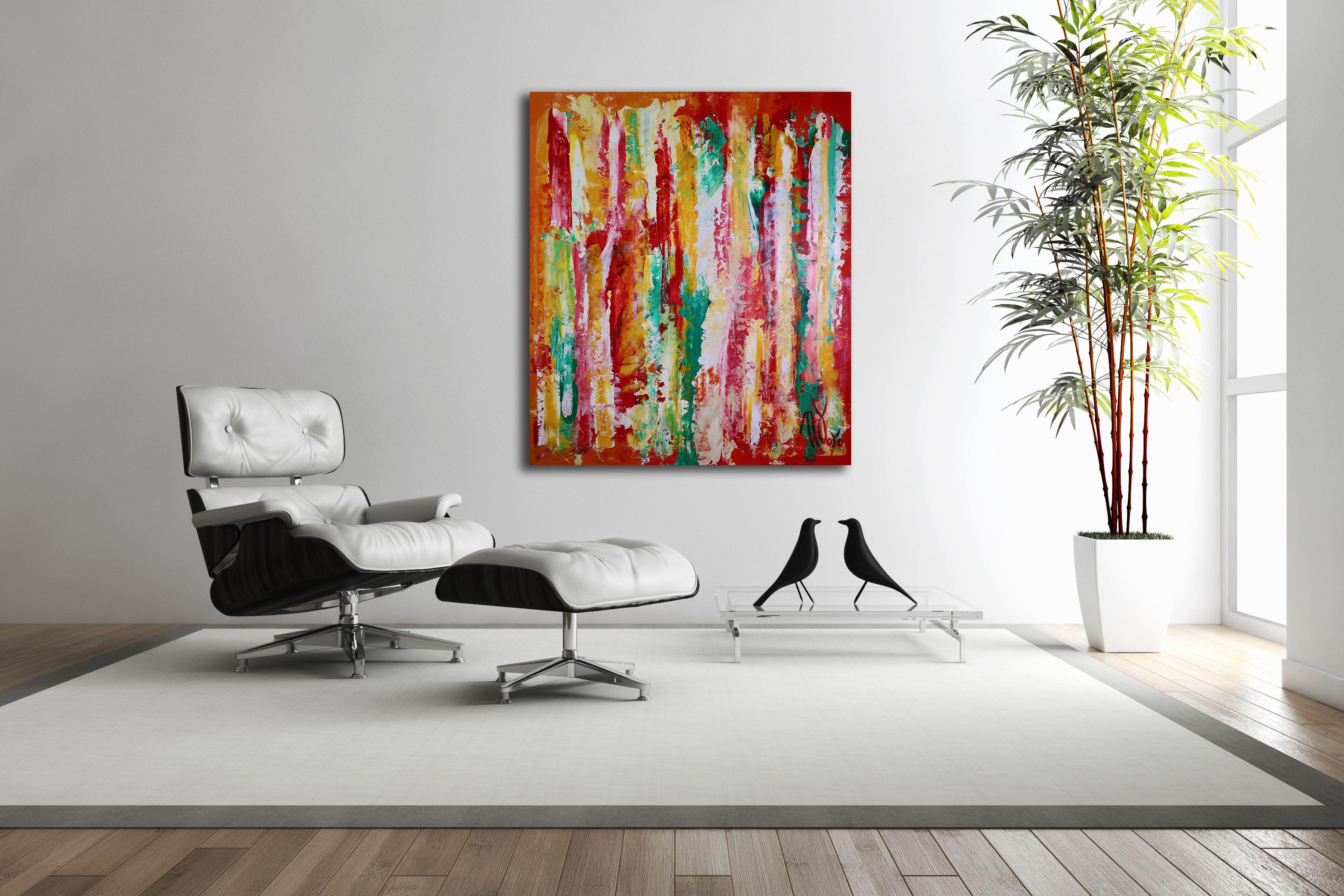 Frequenza diurna, Pittura, Acrilico su tela - Painting di Nestor Toro