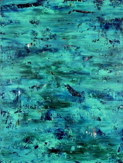 Deep Blue Paradise, Painting, Acrylic on Canvas