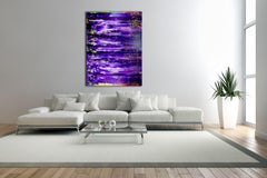 Deep Purple, Painting, Acrylic on Canvas