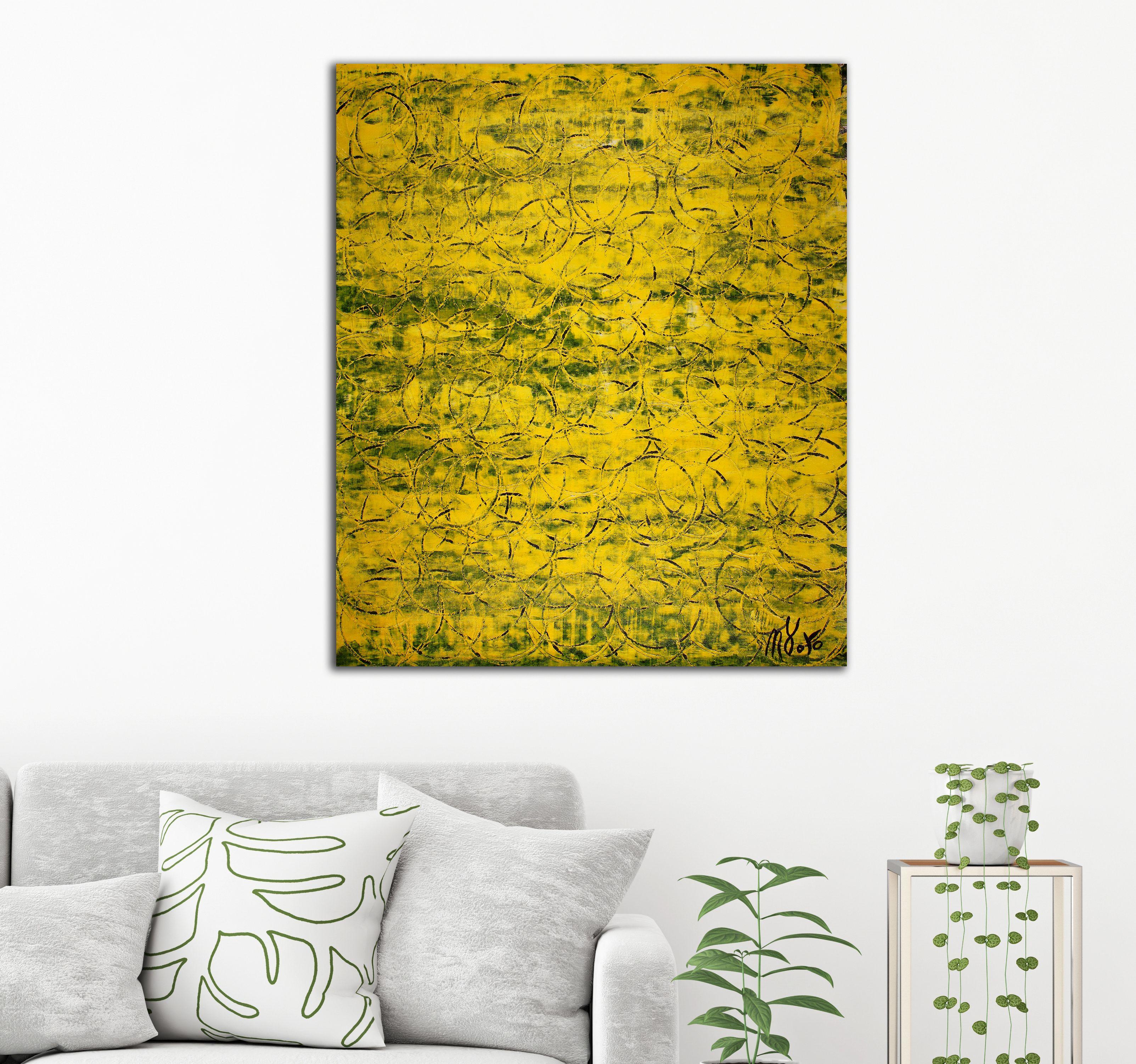 Delirios, Pintura, Acrílico sobre lienzo - Abstract Painting Marrón de Nestor Toro