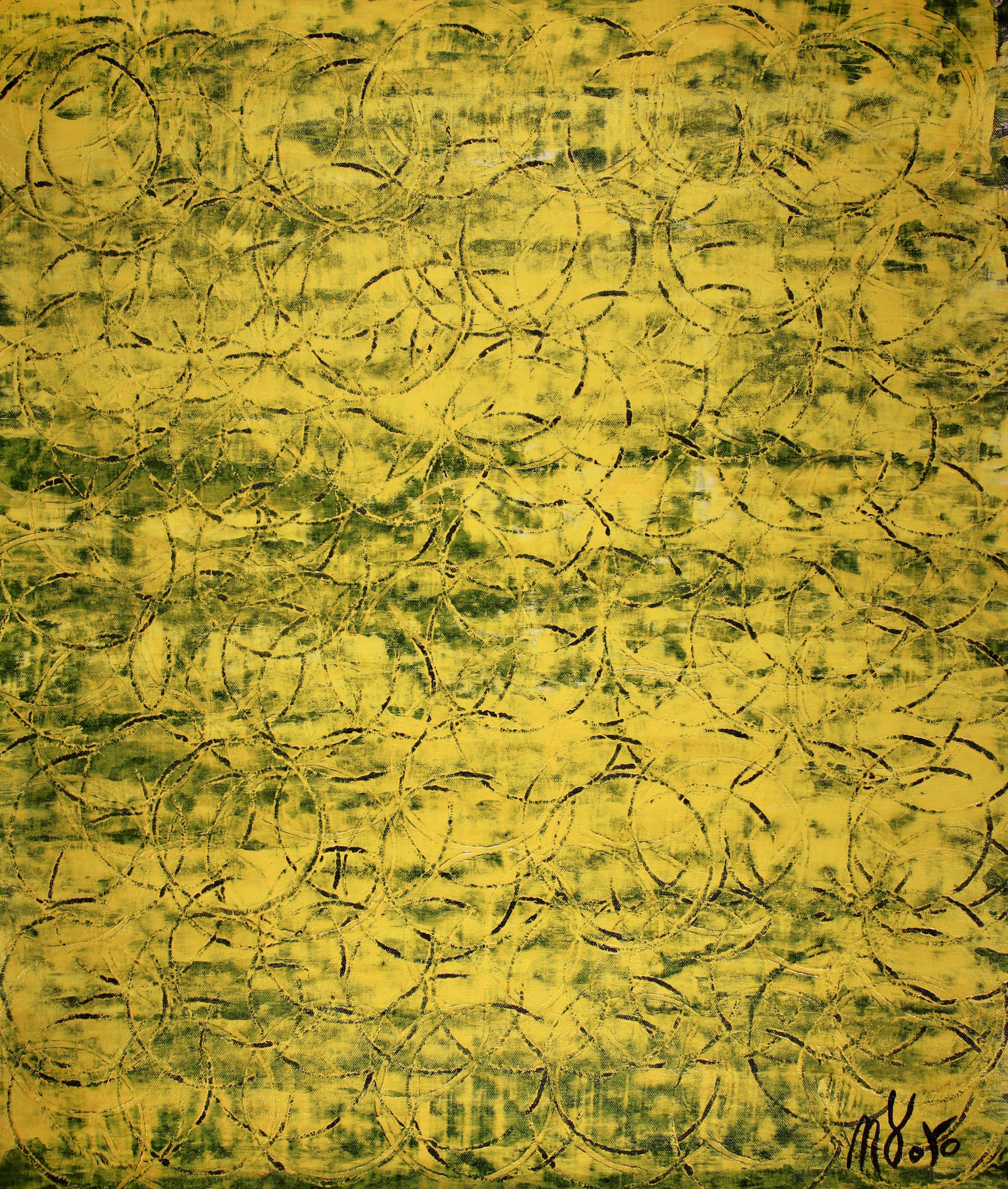 Abstract Painting de Nestor Toro - Delirios, Pintura, Acrílico sobre lienzo