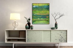 Verde dimensional nº 3, Pintura, Acrílico sobre lienzo