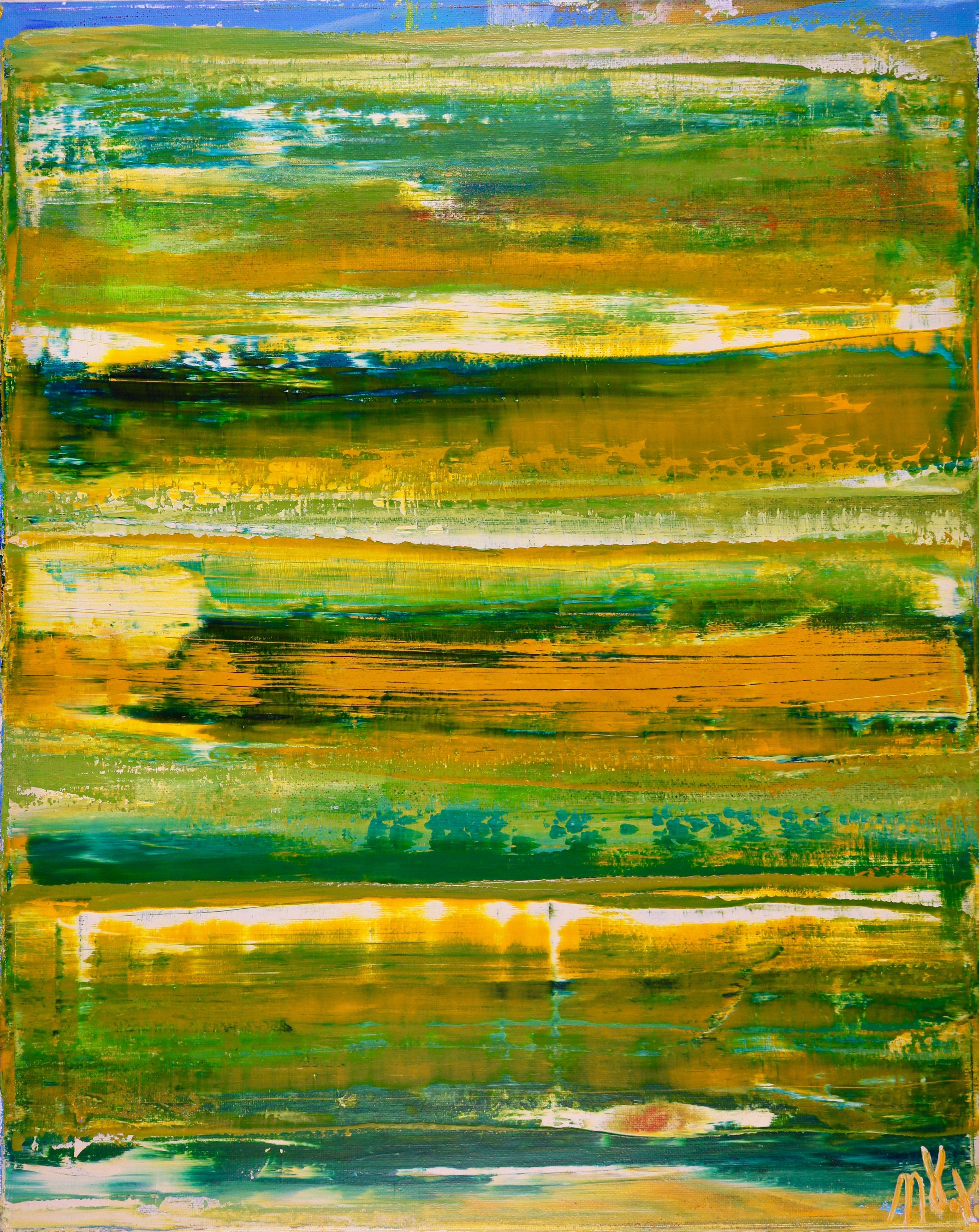 Abstract Painting di Nestor Toro - Greene & Greene dimensionale, Pittura, Acrilico su Tela