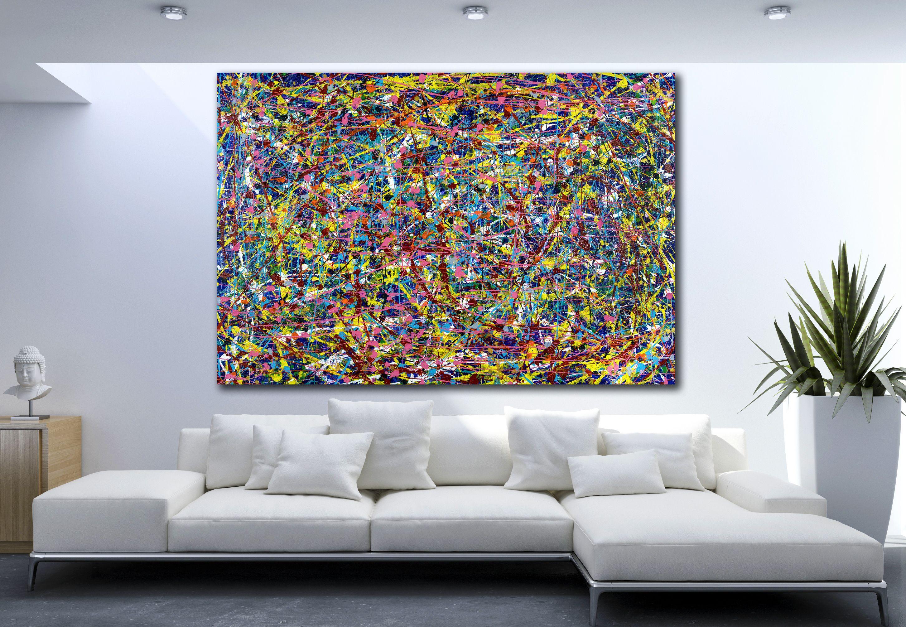 Divided Miracles, Painting, Acrylic on Canvas For Sale 2
