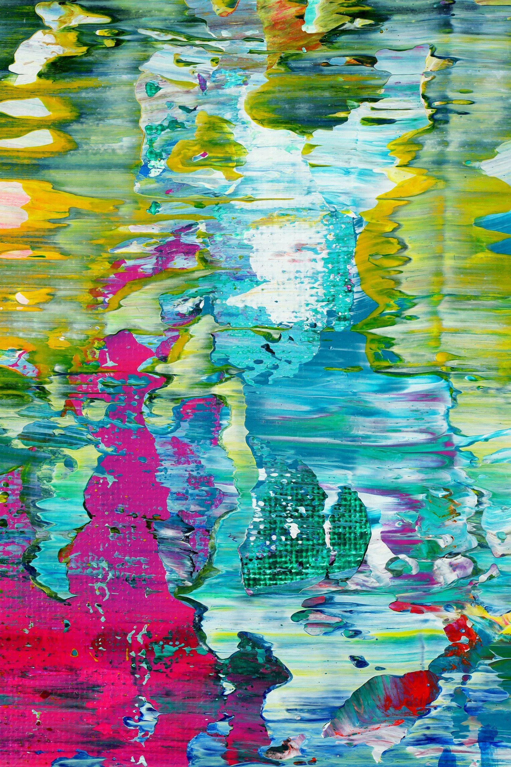 Double Imagery (Wälder Teich), Gemälde, Acryl auf Leinwand (Abstrakt), Painting, von Nestor Toro