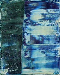 Double imagery (reflective pool), Painting, Acrylic on Canvas
