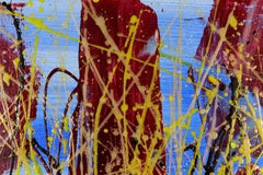 Dream Burst (Where I want to be), Painting, Acrylic on Canvas