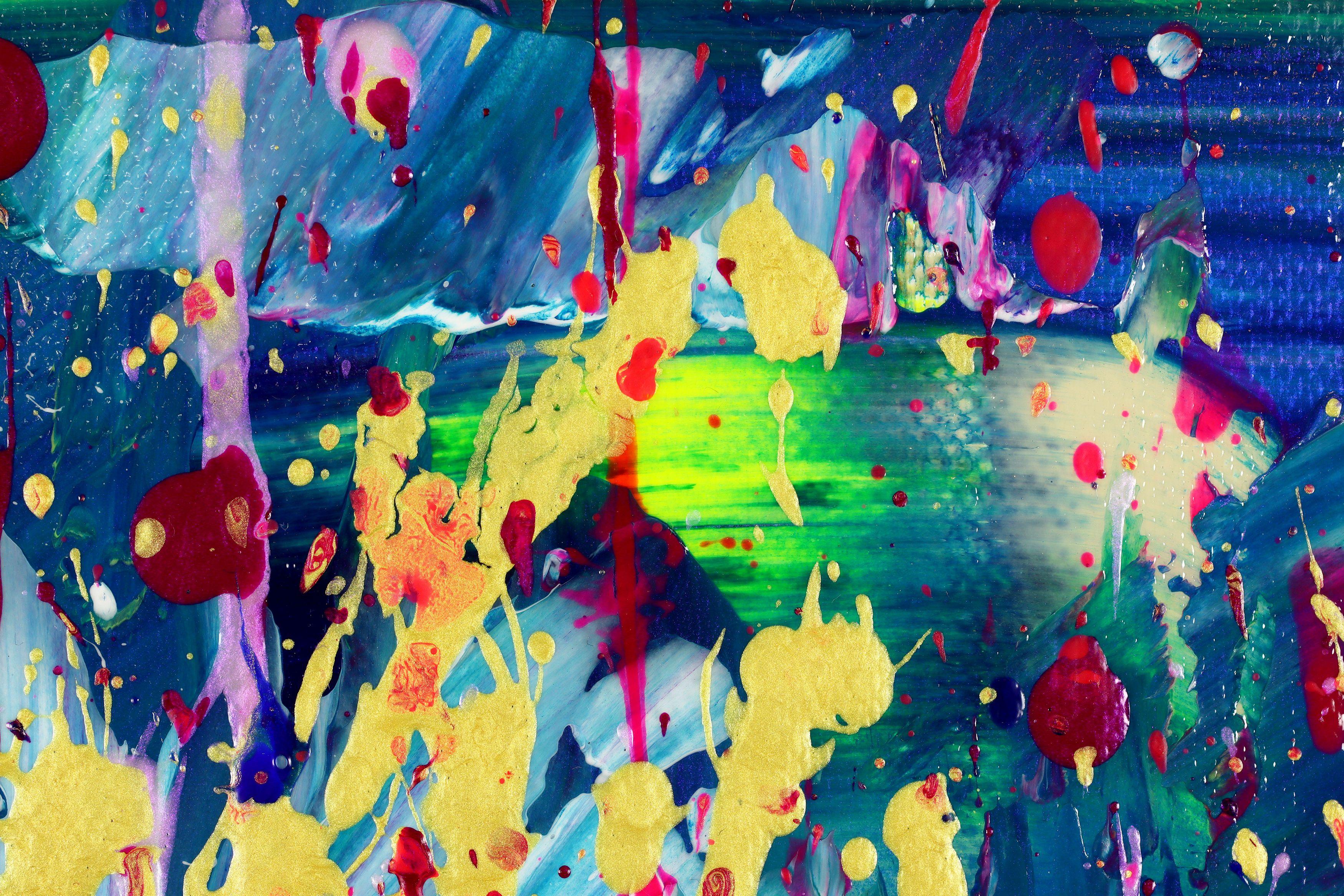 Dynamic drizzles (Abstract language) 2, Painting, Acrylic on Canvas For Sale 1