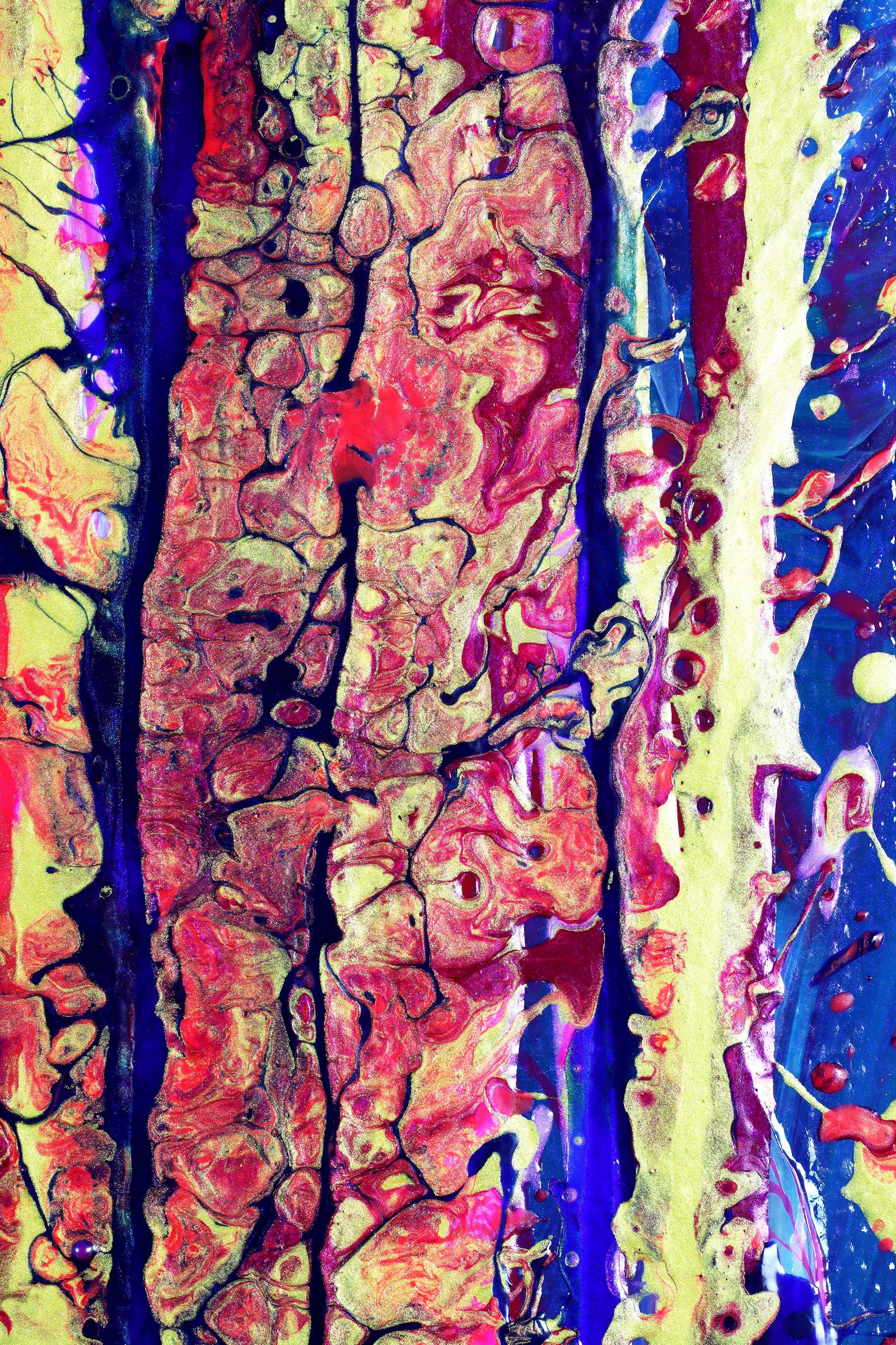 Dynamic drizzles (Abstract language) 2, Painting, Acrylic on Canvas For Sale 2