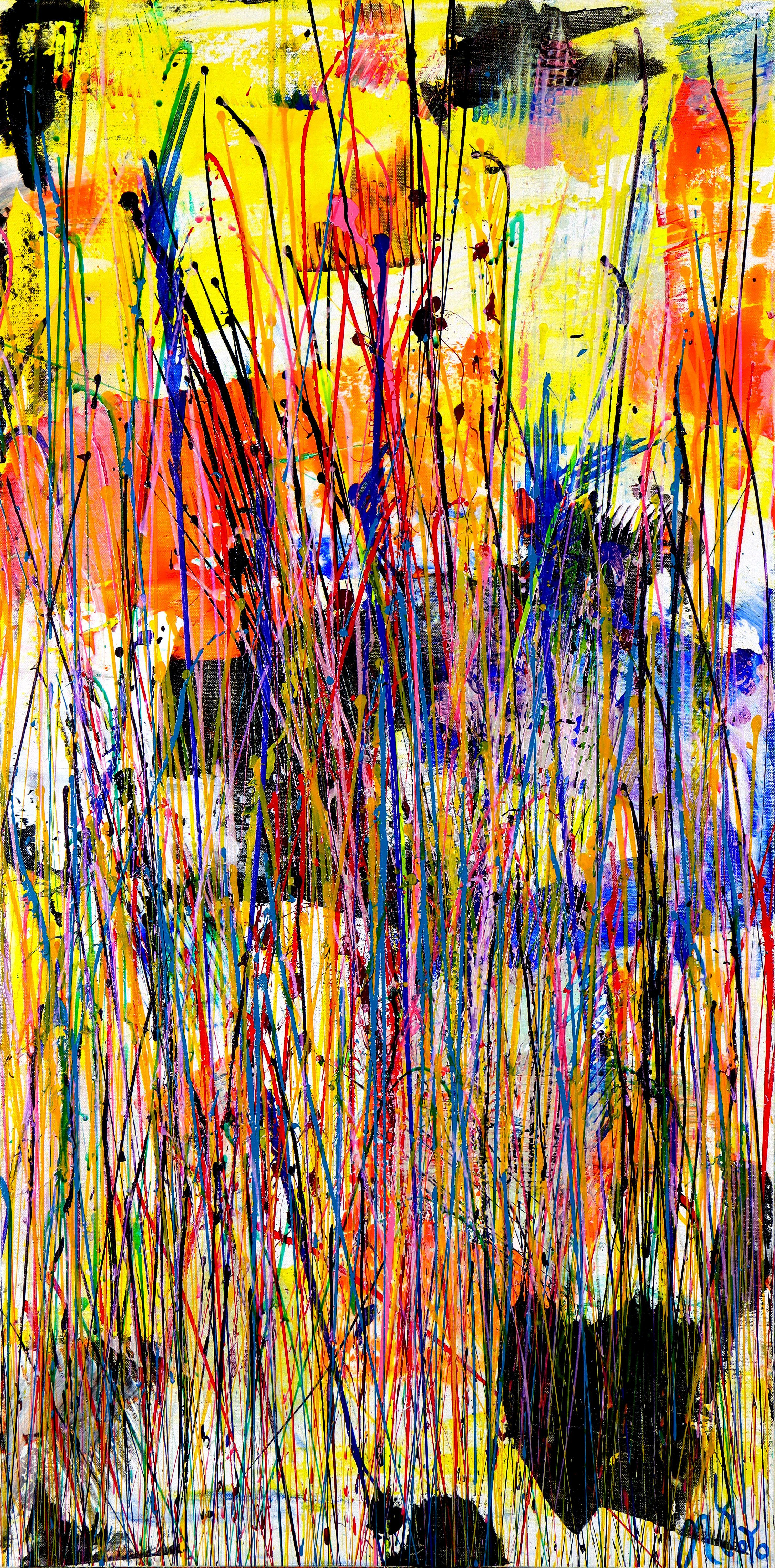 Abstract Painting de Nestor Toro - Silencio efusivo 2, Pintura, Acrílico sobre lienzo