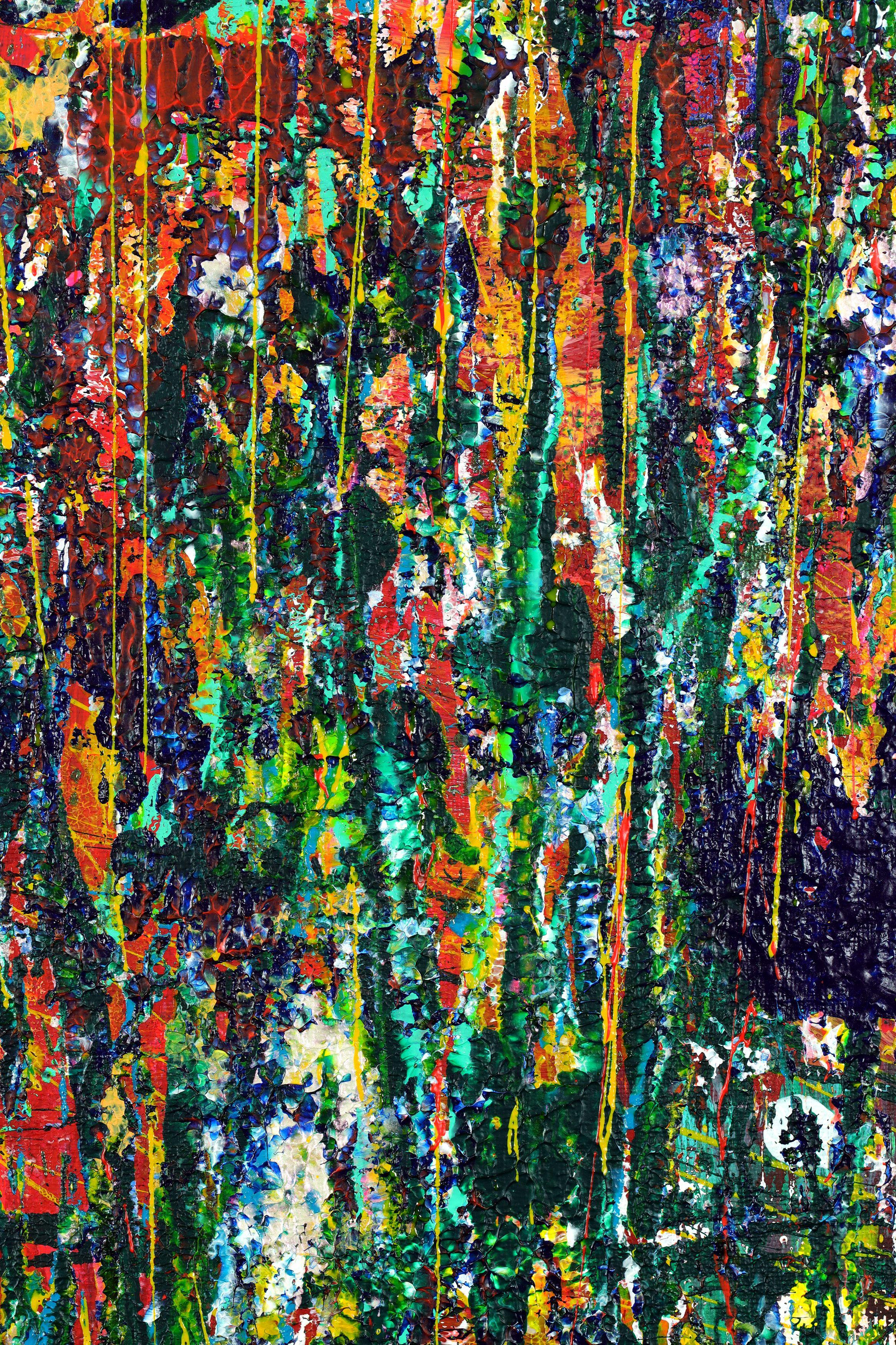Effusive Silence 4, Gemälde, Acryl auf Leinwand – Painting von Nestor Toro