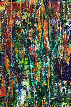 Peinture Effusive Silence 4, acrylique sur toile