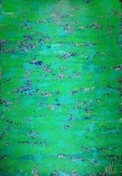 Emerald Spectra by Nestor Toro, Painting, Acrylic on Canvas