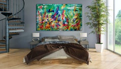 Emotional Color Explosion (2017), Painting, Acrylic on Canvas