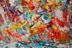 Puzzle emozionale (uno sguardo più ravvicinato), Pittura, Acrilico su tela