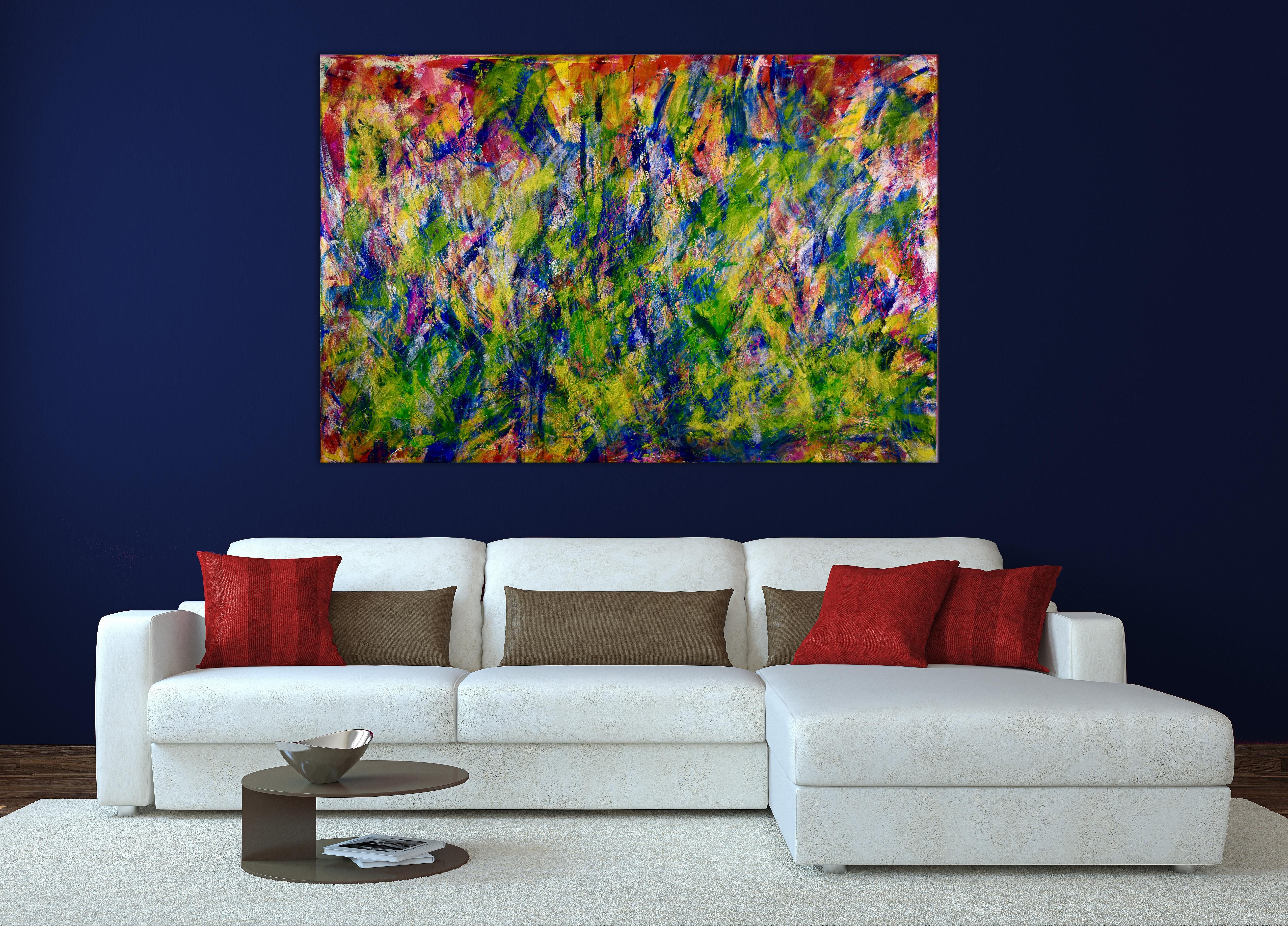 Enchanting Spectra, Painting, Acrylic on Canvas For Sale 1