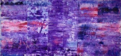 Enchanting Violet Spectra, Painting, Acrylic on Canvas