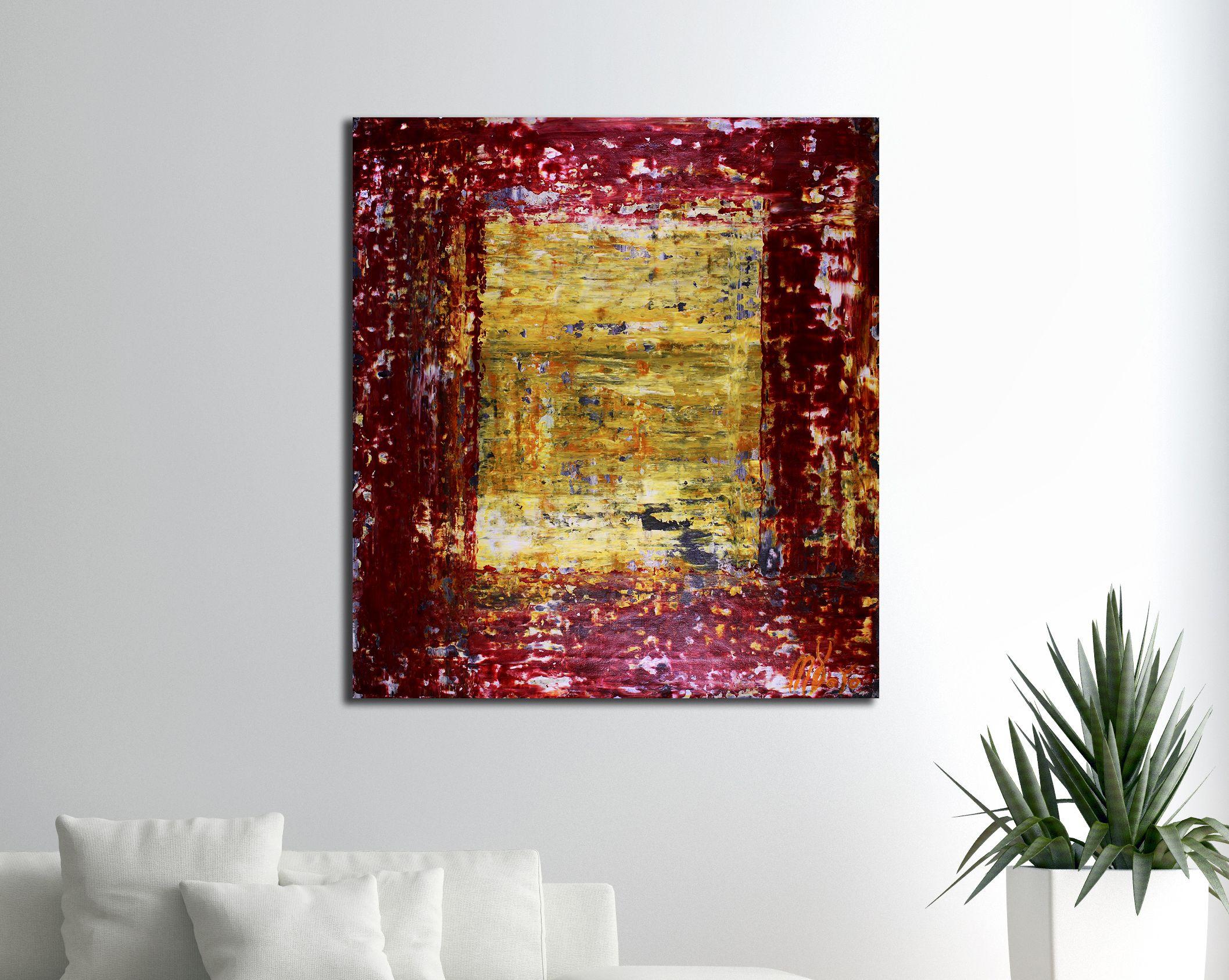 La fine del tunnel, Pittura, Acrilico su tela - Painting di Nestor Toro