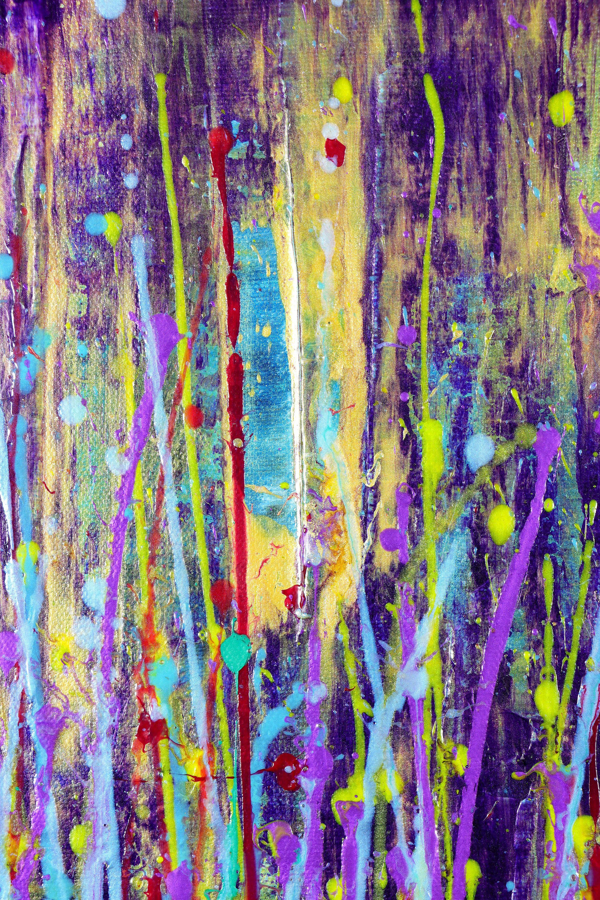 Notte segreta senza fine, Pittura, Acrilico su tela in vendita 2