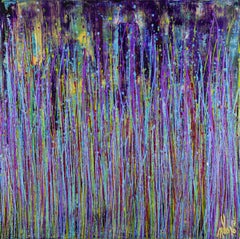 Endless secret night, Painting, Acrylic on Canvas