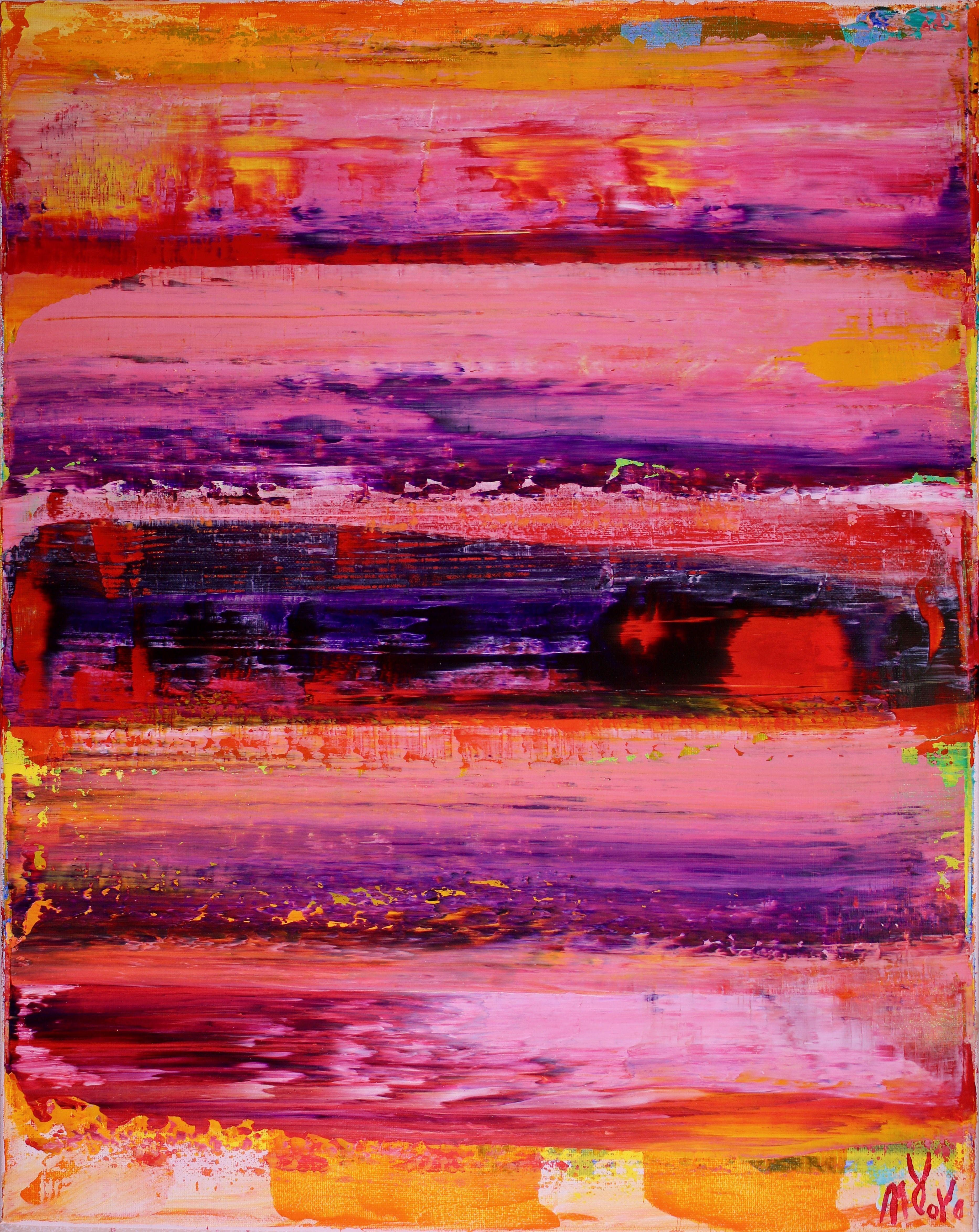 Abstract Painting de Nestor Toro - Fusión Energética 1, Pintura, Acrílico sobre lienzo