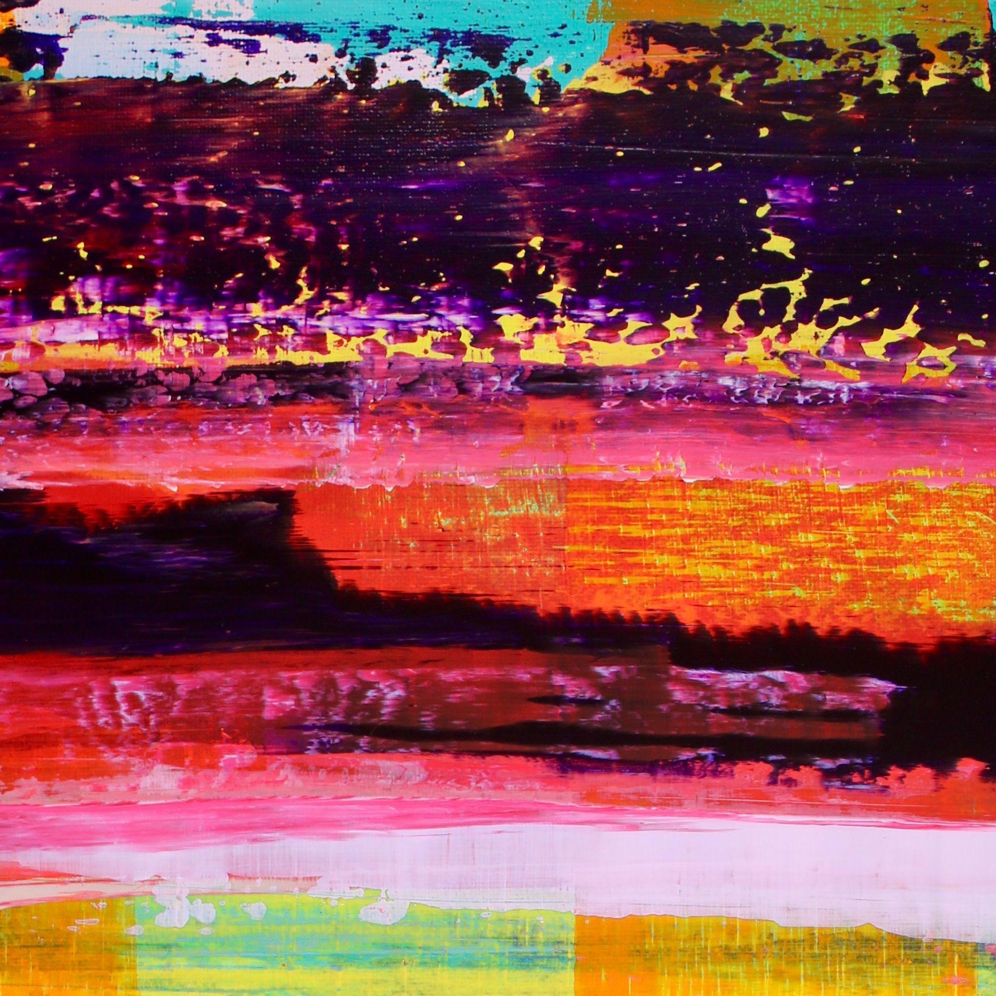 Fusión Energética 2, Pintura, Acrílico sobre lienzo - Painting Abstracto de Nestor Toro