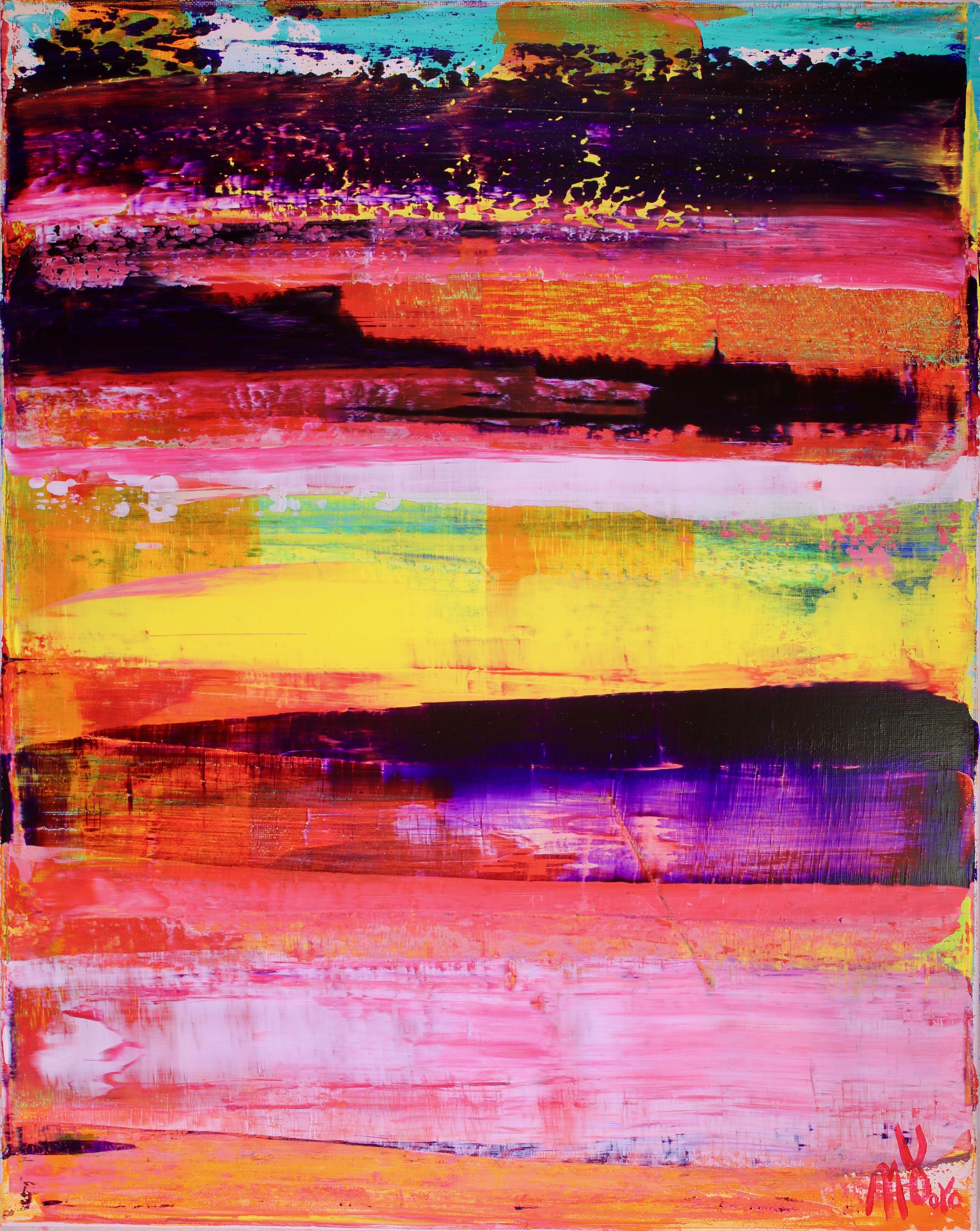 Abstract Painting de Nestor Toro - Fusión Energética 2, Pintura, Acrílico sobre lienzo