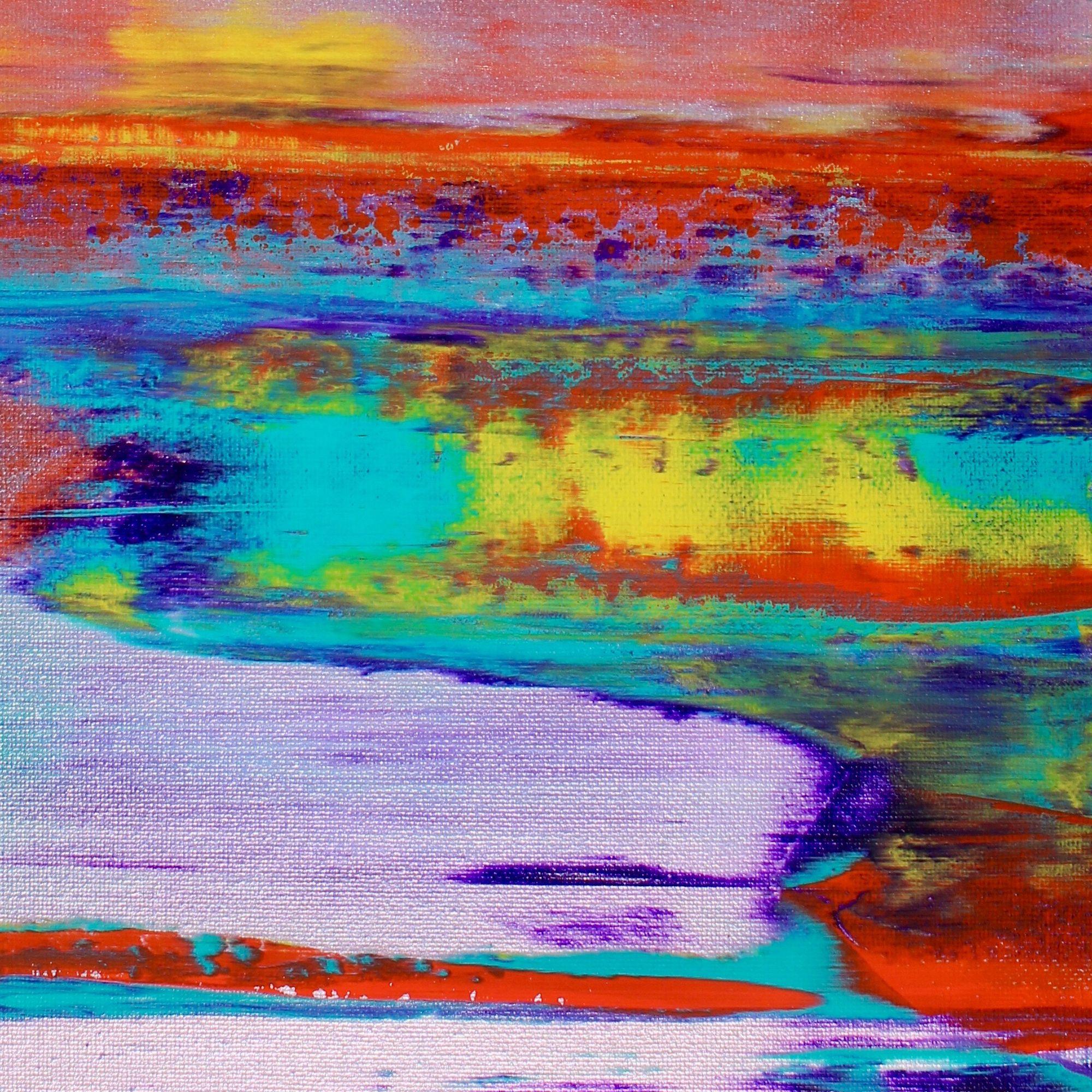 Fusión Energética 3, Pintura, Acrílico sobre lienzo - Painting de Nestor Toro